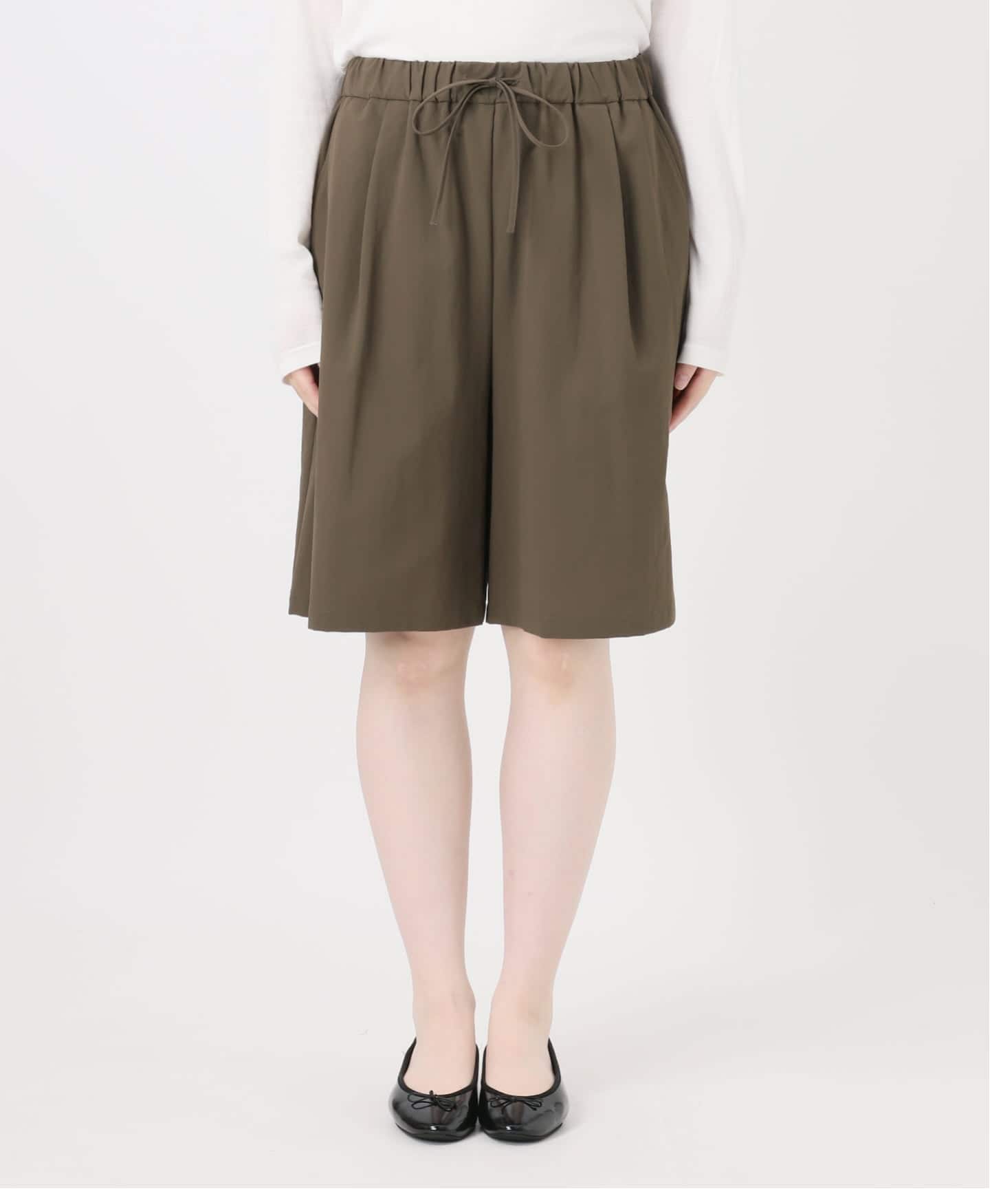 Todayful ハーフパンツ　IENA ROKU 1LDK H beauty 撥水/UVカット/セットアップ対応》撥水UVプロテクト ハーフパンツ