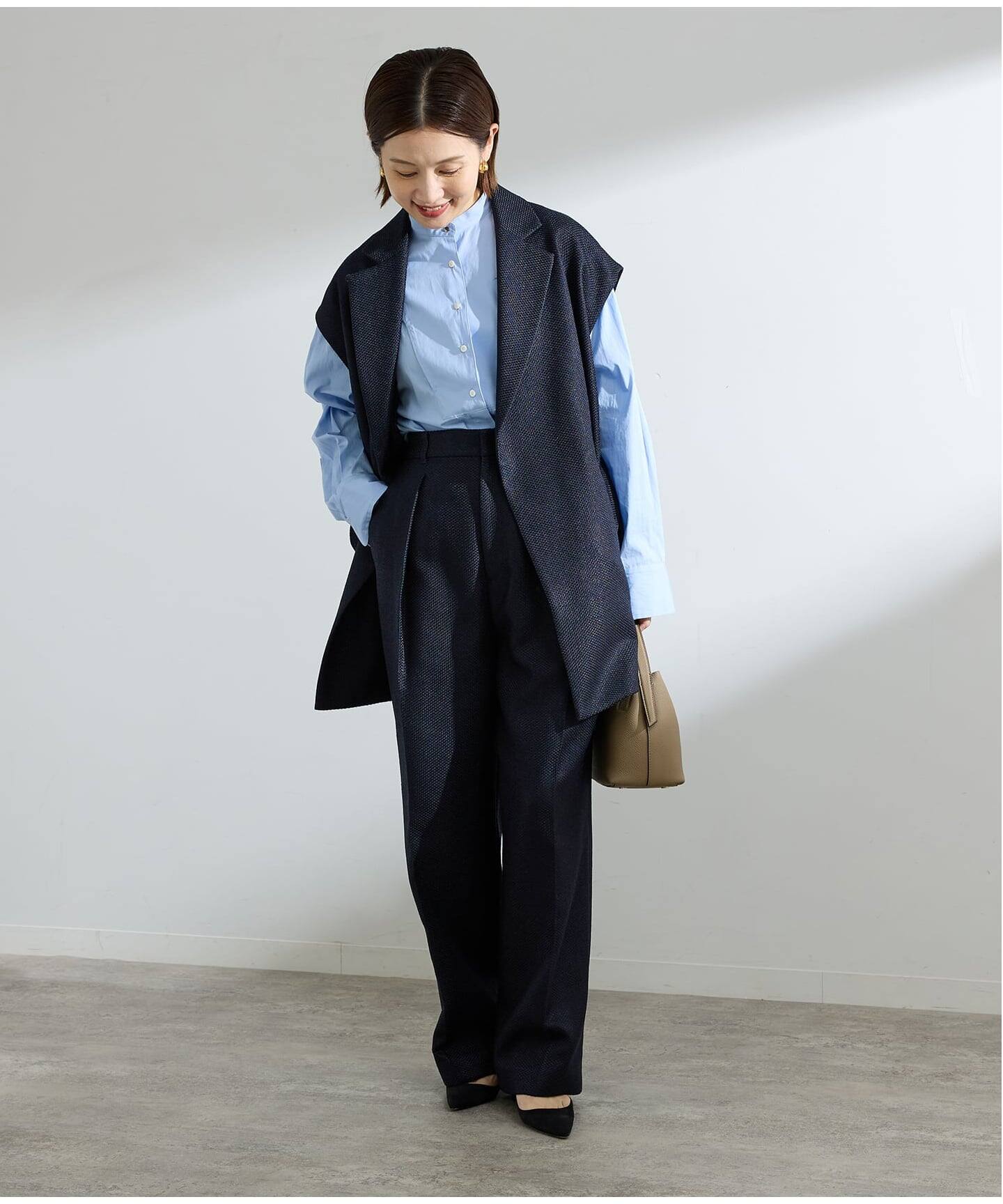 &NAVY ツイーディーパンツ（スラックス）｜IENA（イエナ）の通販