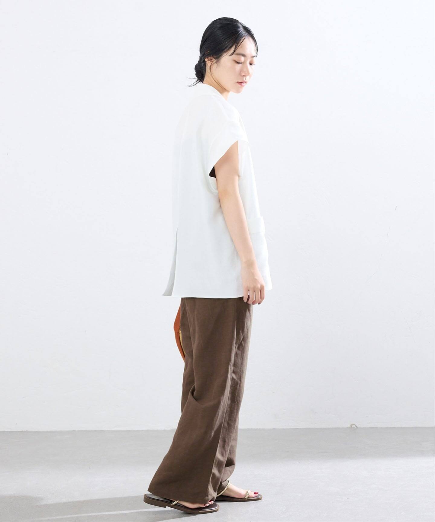 ウォッシャブル リネンレーヨンイージーパンツ（その他パンツ）｜IENA