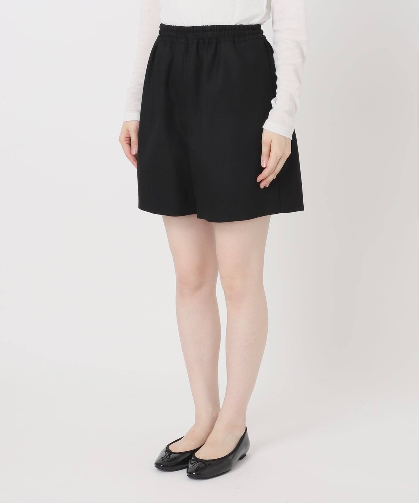 美品✨IENA ウォッシャブルウールショートパンツ　ブラック　38 完売品 完全受注生産】《追加》SO ウォッシャブルウールショートパンツ