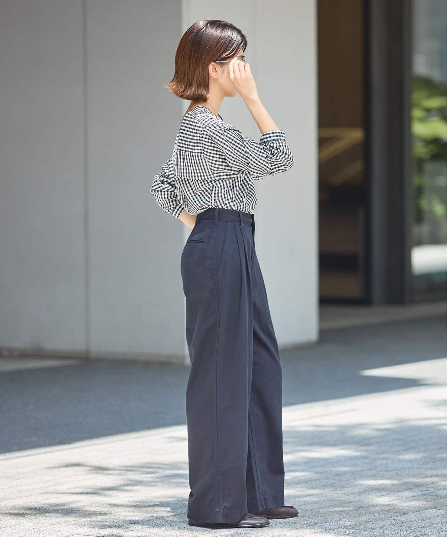 BLACK コットンチノパンツ（チノパンツ）｜IENA（イエナ）の通販