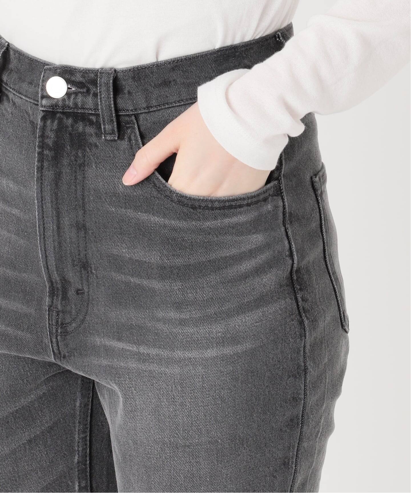 BLACK クロップドデニムパンツ（デニムパンツ・ジーンズ）｜IENA