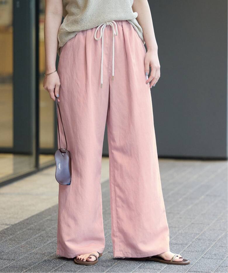 追加2/新色あり》ウオッシャブルリネン混イージーパンツ（その他パンツ 