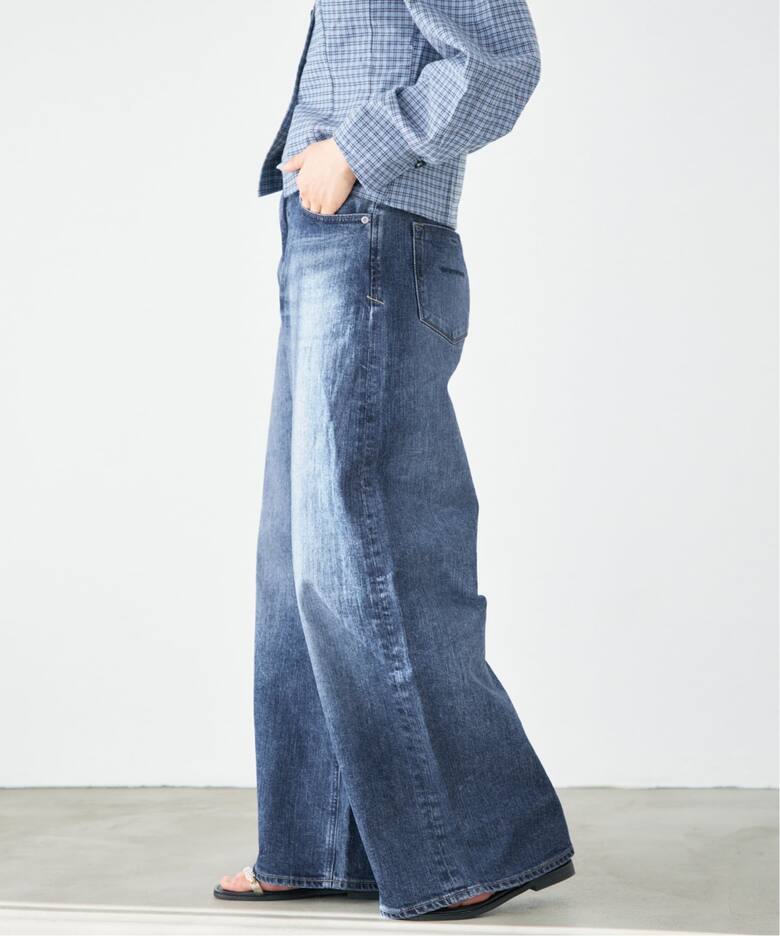 YANUK/ヤヌーク 別注 MARY Baggy straight デニムパンツ 57162501 