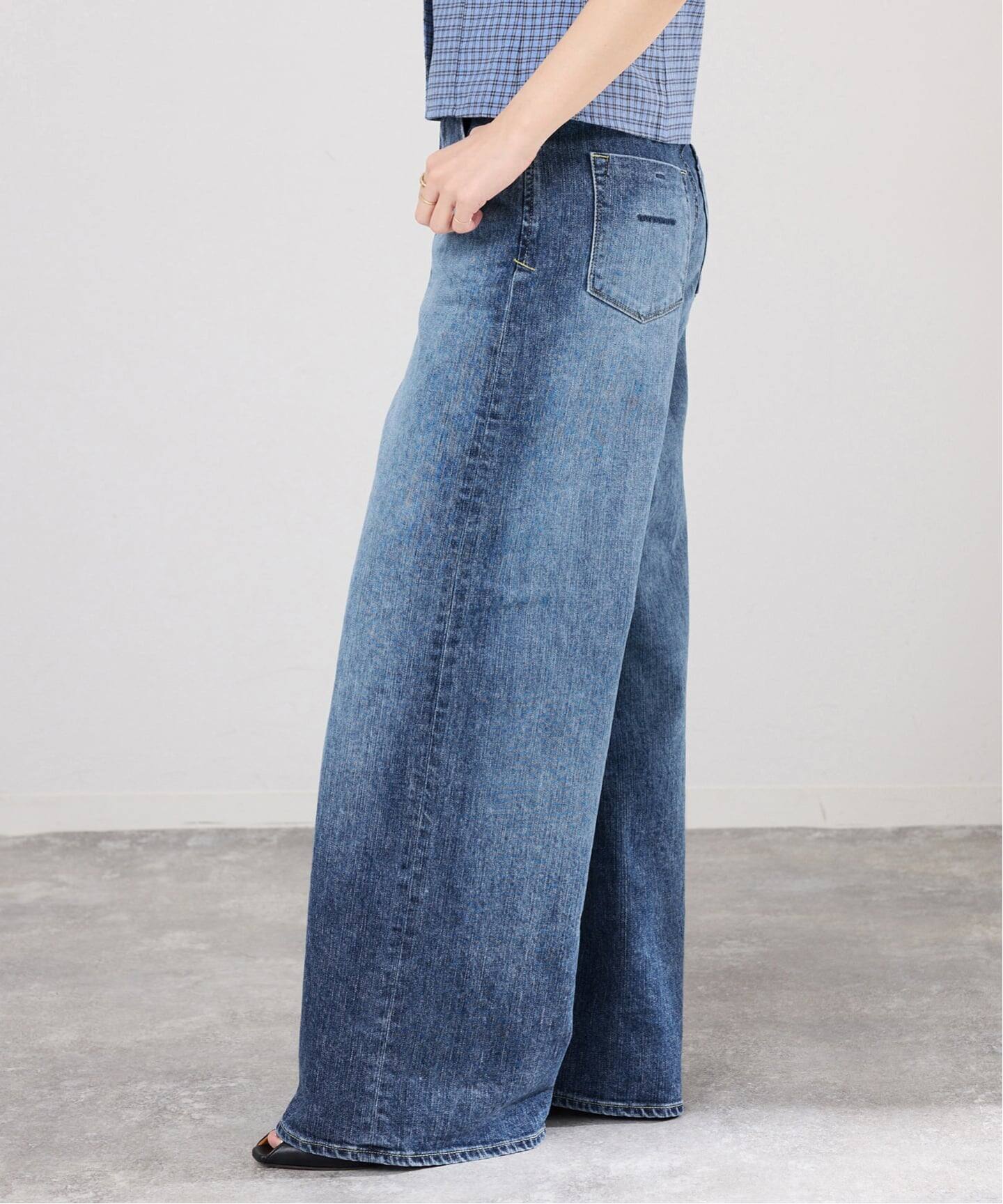 YANUK/ヤヌーク 別注 MARY Baggy straight デニムパンツ 57162501