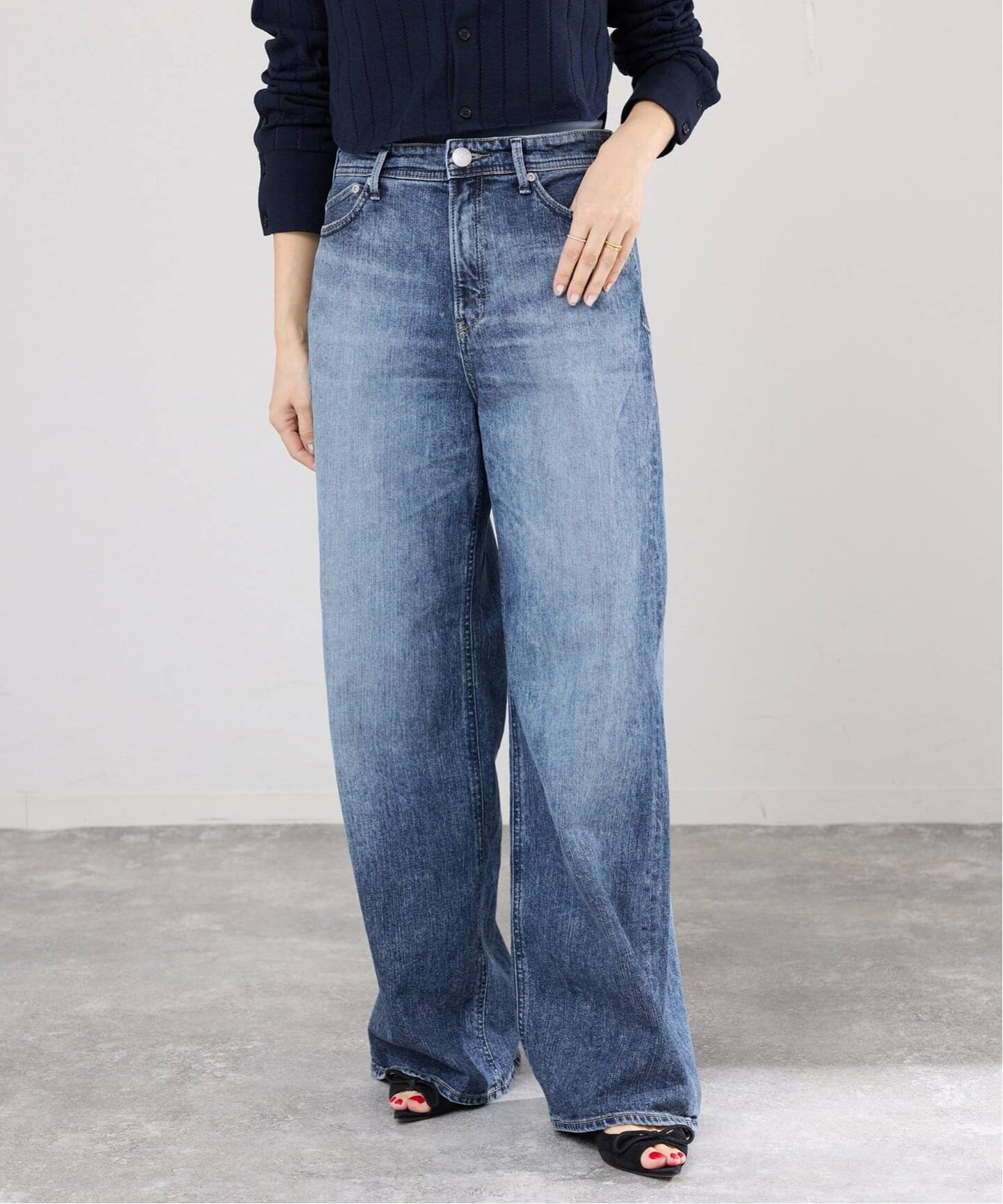 YANUK IENA 別注 MARY デニムパンツ YANUK/ヤヌーク 別注 MARY Baggy straight デニムパンツ 57162501