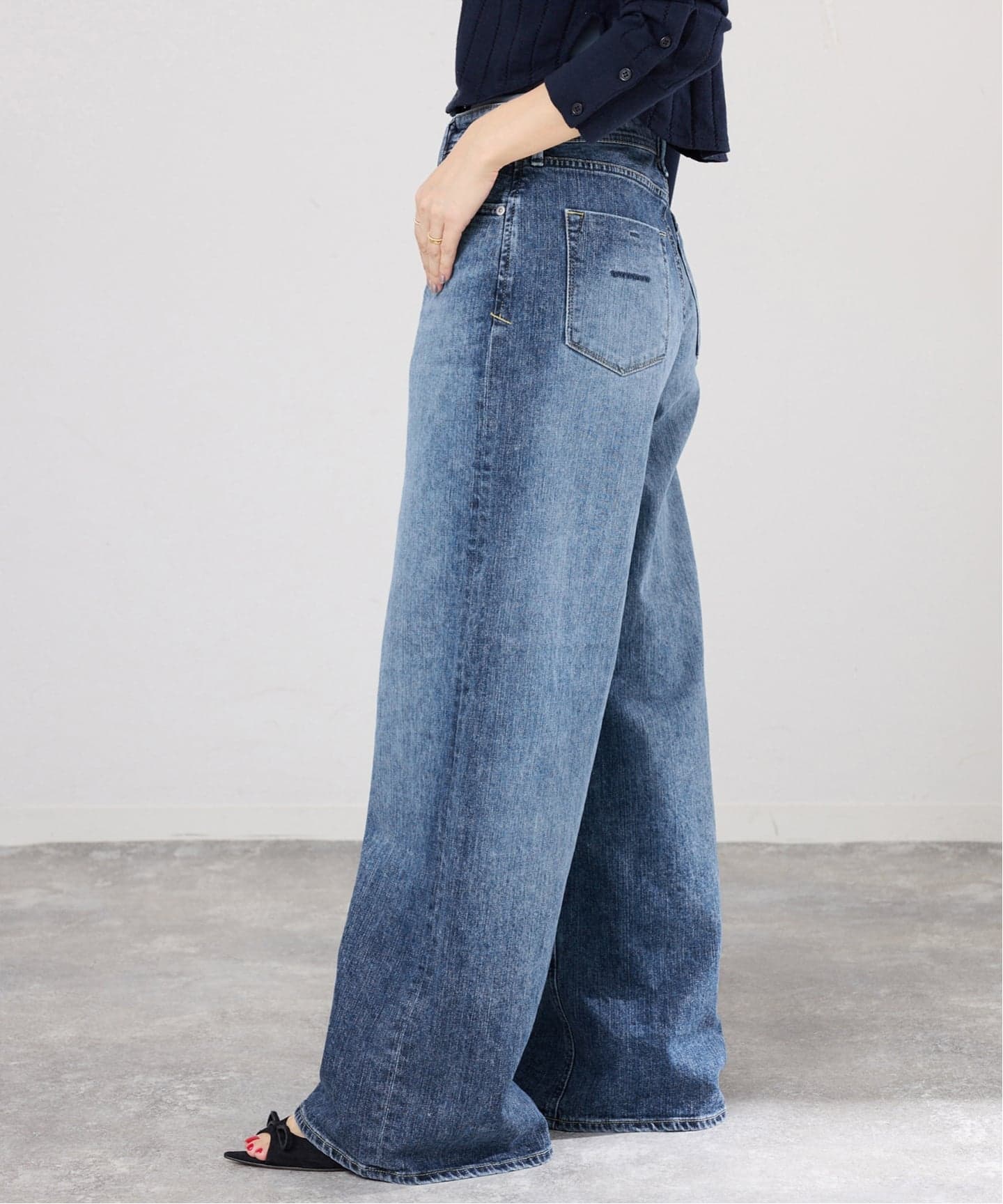 YANUK/ヤヌーク 別注 MARY Baggy straight デニムパンツ 57162501