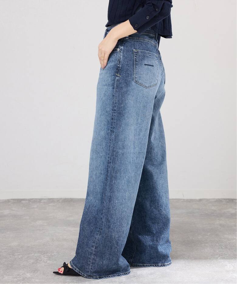 YANUK/ヤヌーク 別注 MARY Baggy straight デニムパンツ 57162501 