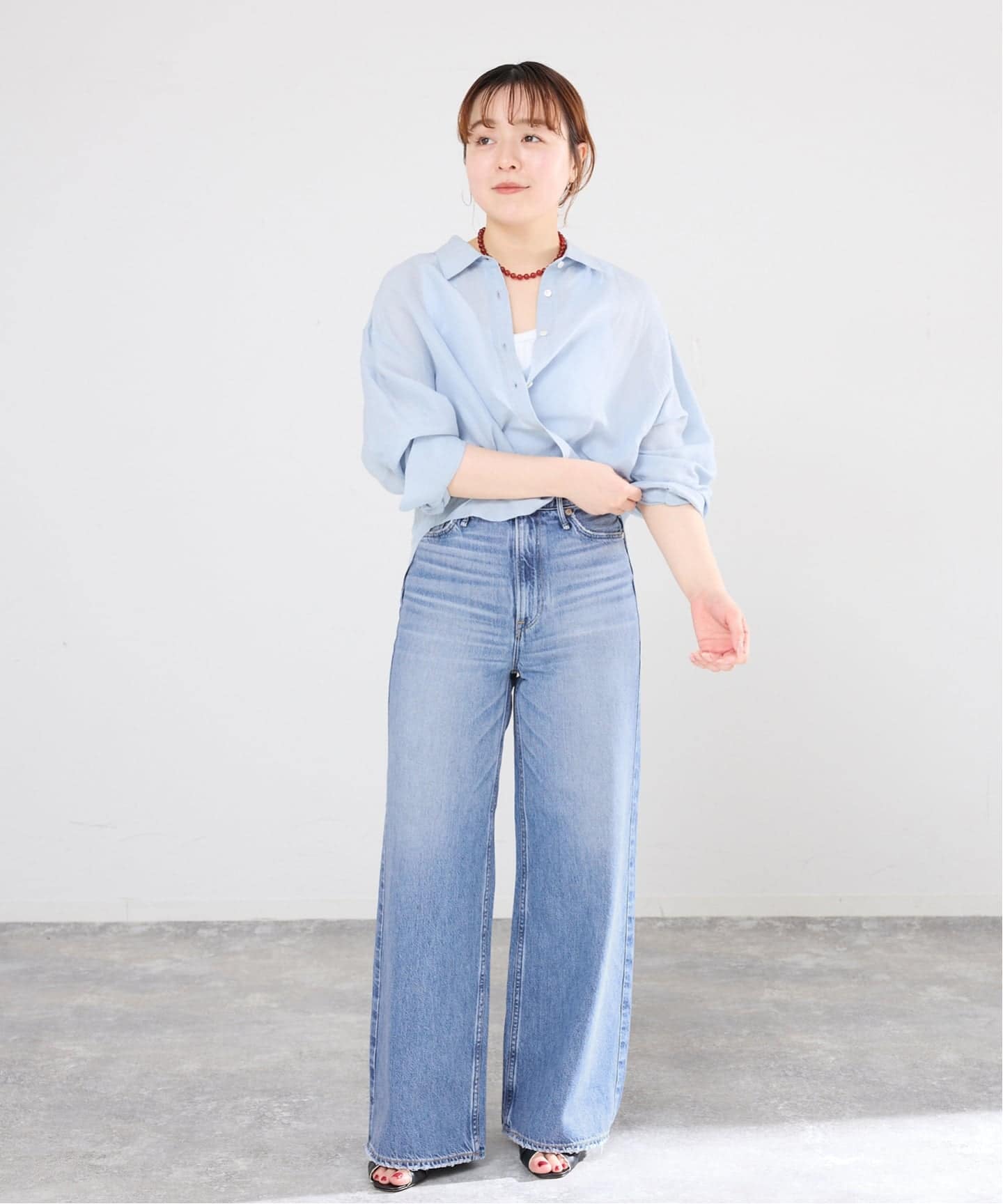 upper hights/アッパーハイツ 別注 THE RUTH デニムパンツ L8B312202