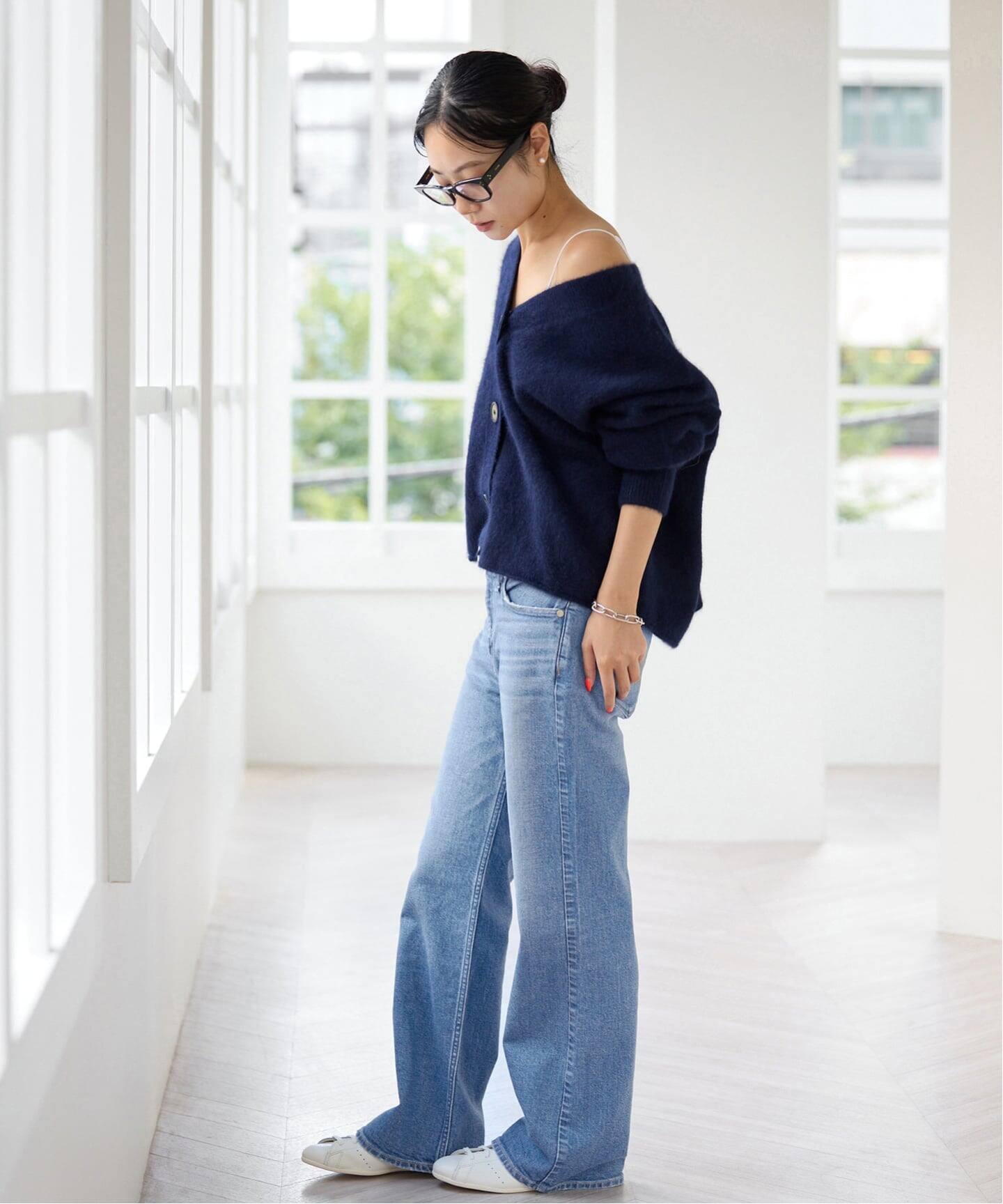 ブルーデニム　upper hights IENA別注 予約》upper hights/アッパーハイツ 別注 THE STELLA MUSE デニム