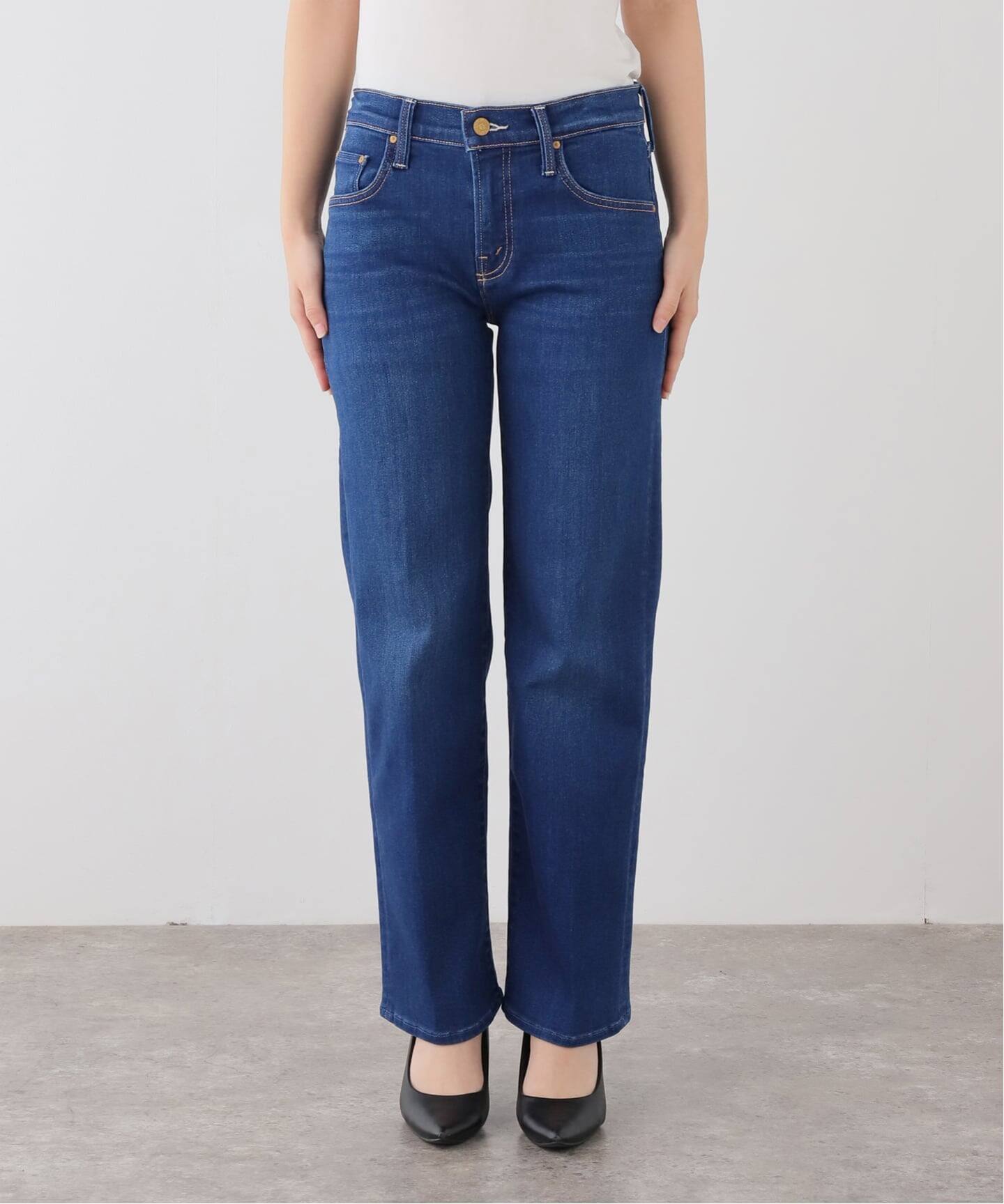 IENA イエナ MOTHER マザー　デニム　24インチ MOTHER/マザー THE MID RISE RAMBLER ZIP FLOOD デニムパンツ