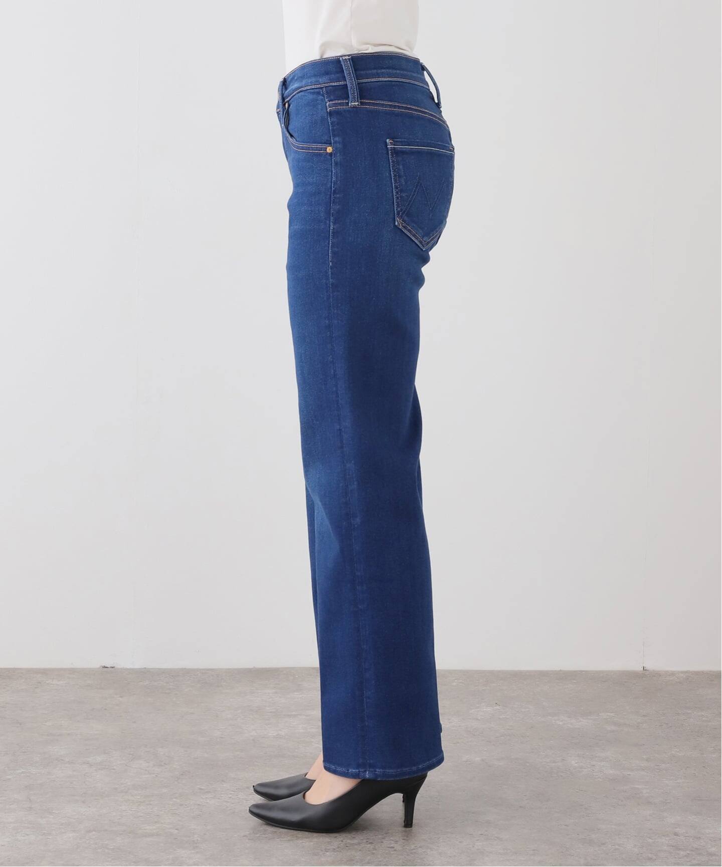 MOTHER/マザー THE MID RISE RAMBLER ZIP FLOOD デニムパンツ