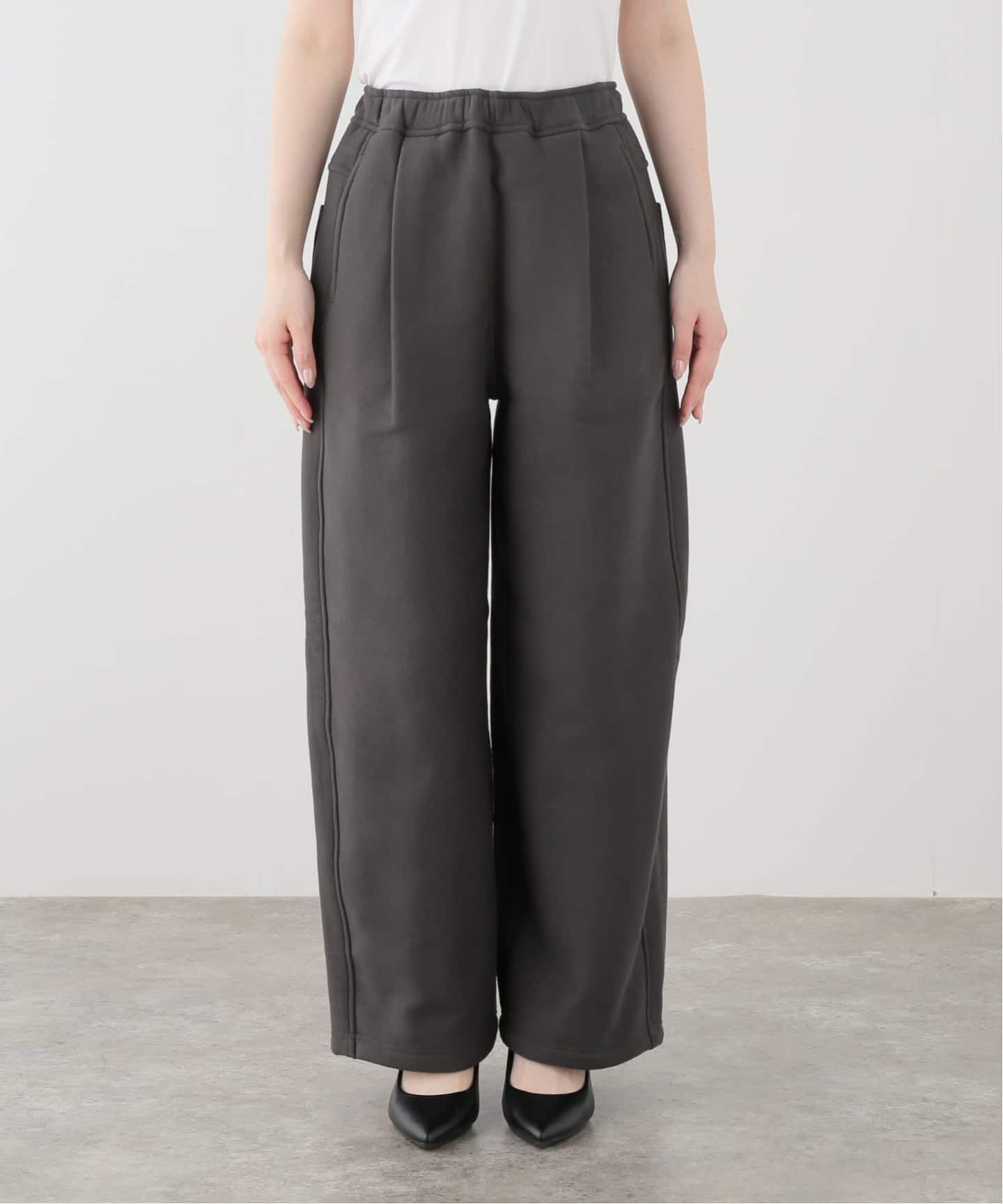 PHEENY/フィーニー Athletic Fleece Tucked Wide PT パンツ PA26-CS04
