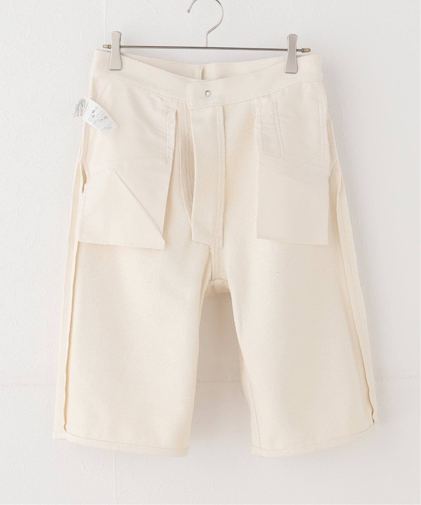 AURALEE/オーラリー SILK NEP WIDE SHORTS パンツ A26SP04SD（ショート