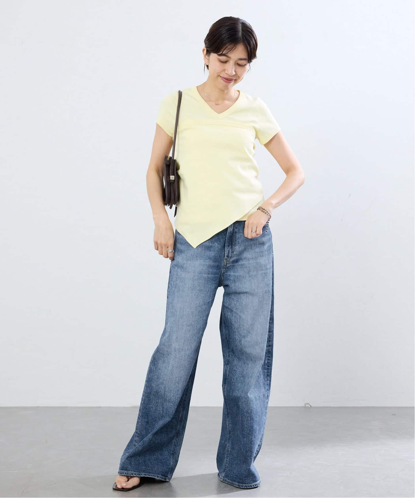 YANUK IENA 別注 MARY デニムパンツ 追加予約》YANUK/ヤヌーク 別注 MARY Baggy straight デニムパンツ