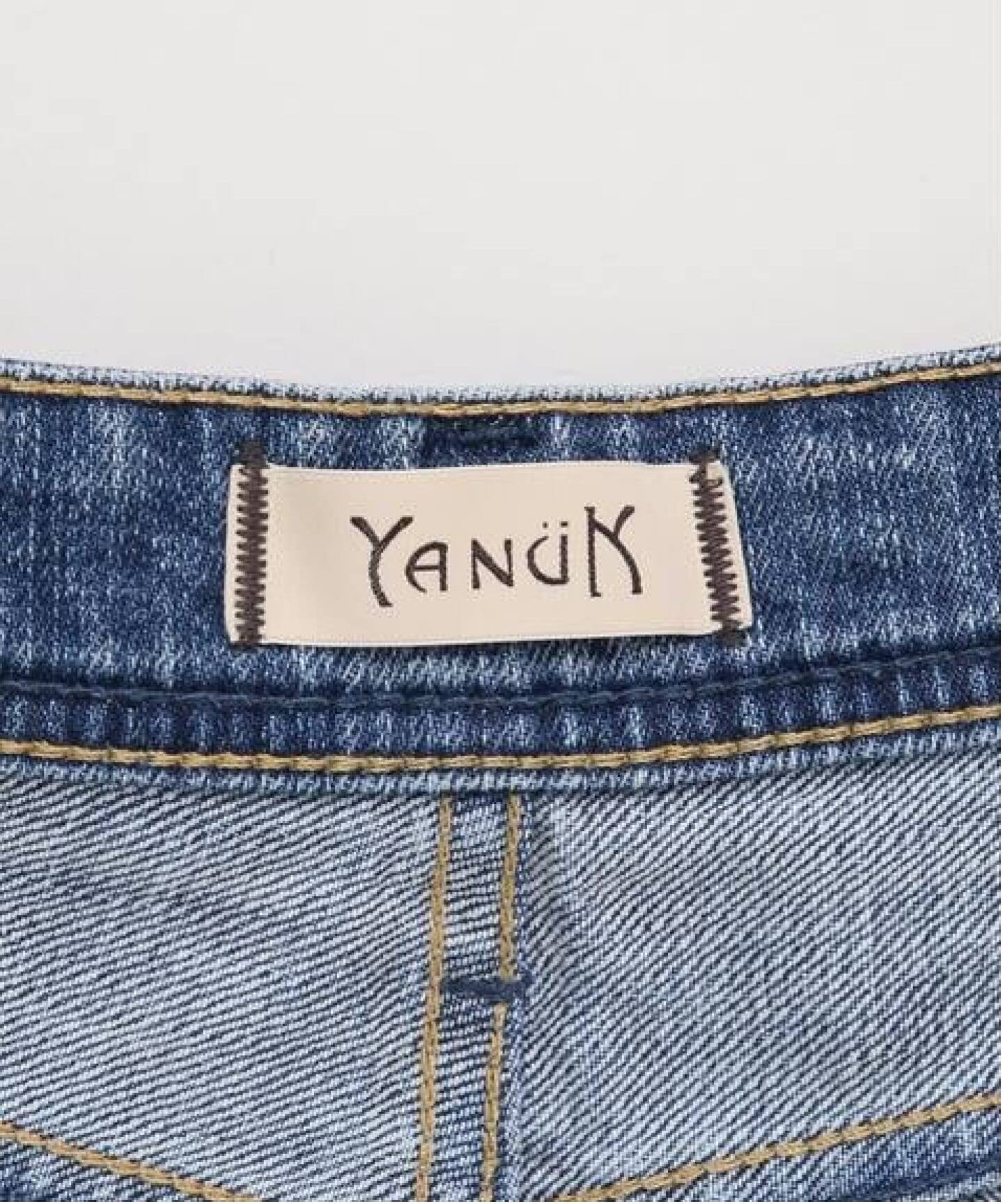 追加予約》YANUK/ヤヌーク 別注 MARY Baggy straight デニムパンツ