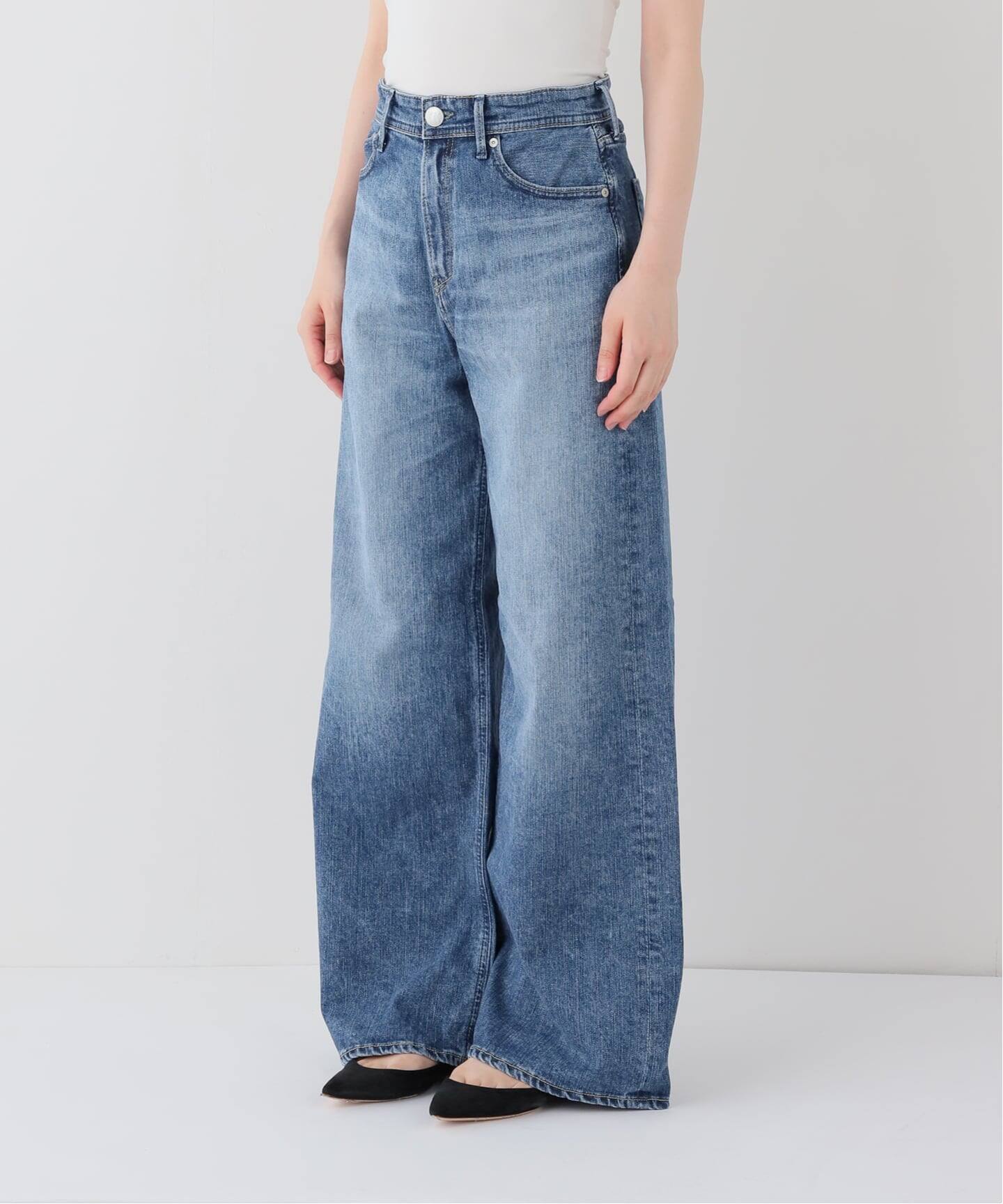 追加》YANUK/ヤヌーク 別注 MARY Baggy straight デニムパンツ（デニム