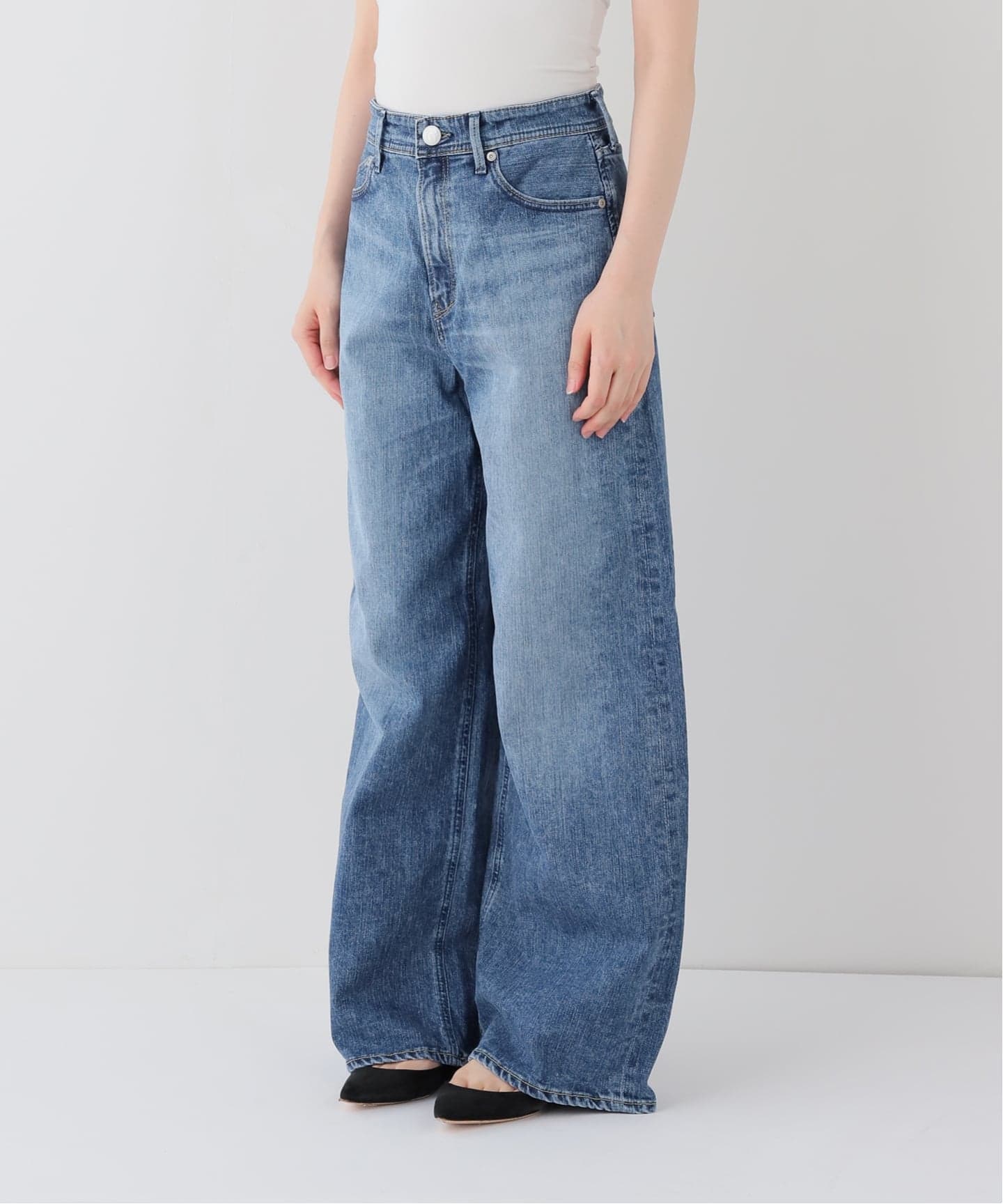 追加》YANUK/ヤヌーク 別注 MARY Baggy straight デニムパンツ（デニム