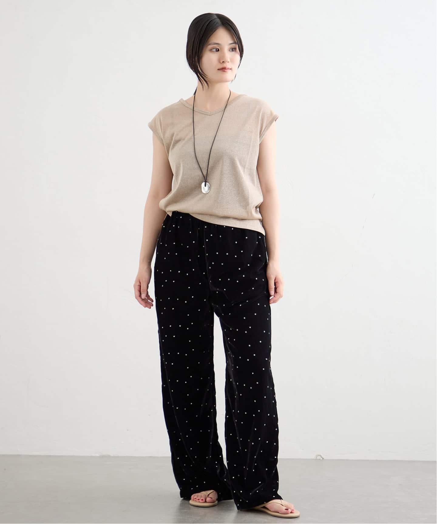 COUTURE D'ADAM/クチュールドアダム Stardust Glitter パンツ 26AW-220