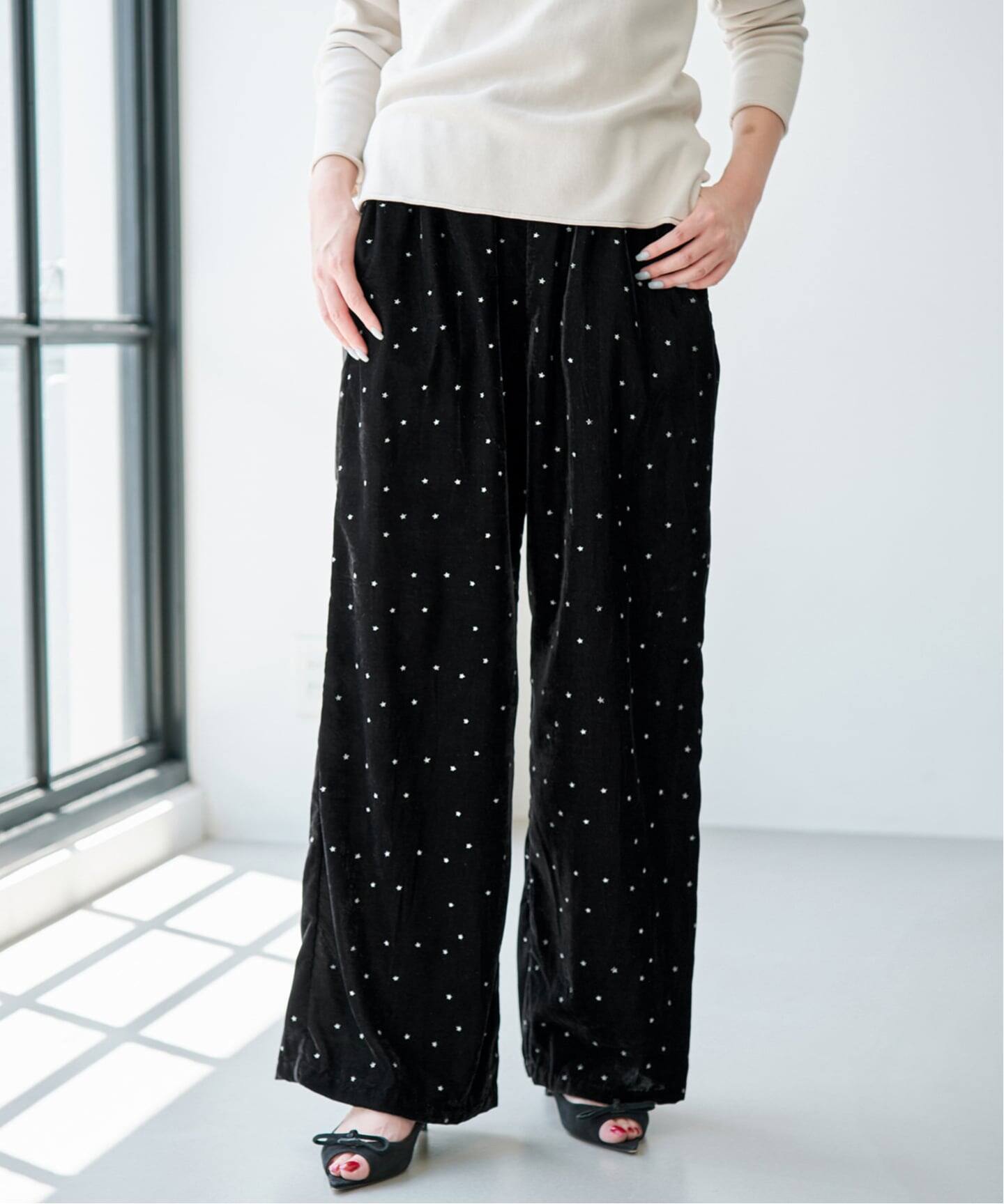 COUTURE D'ADAM/クチュールドアダム Stardust Glitter パンツ 26AW-220