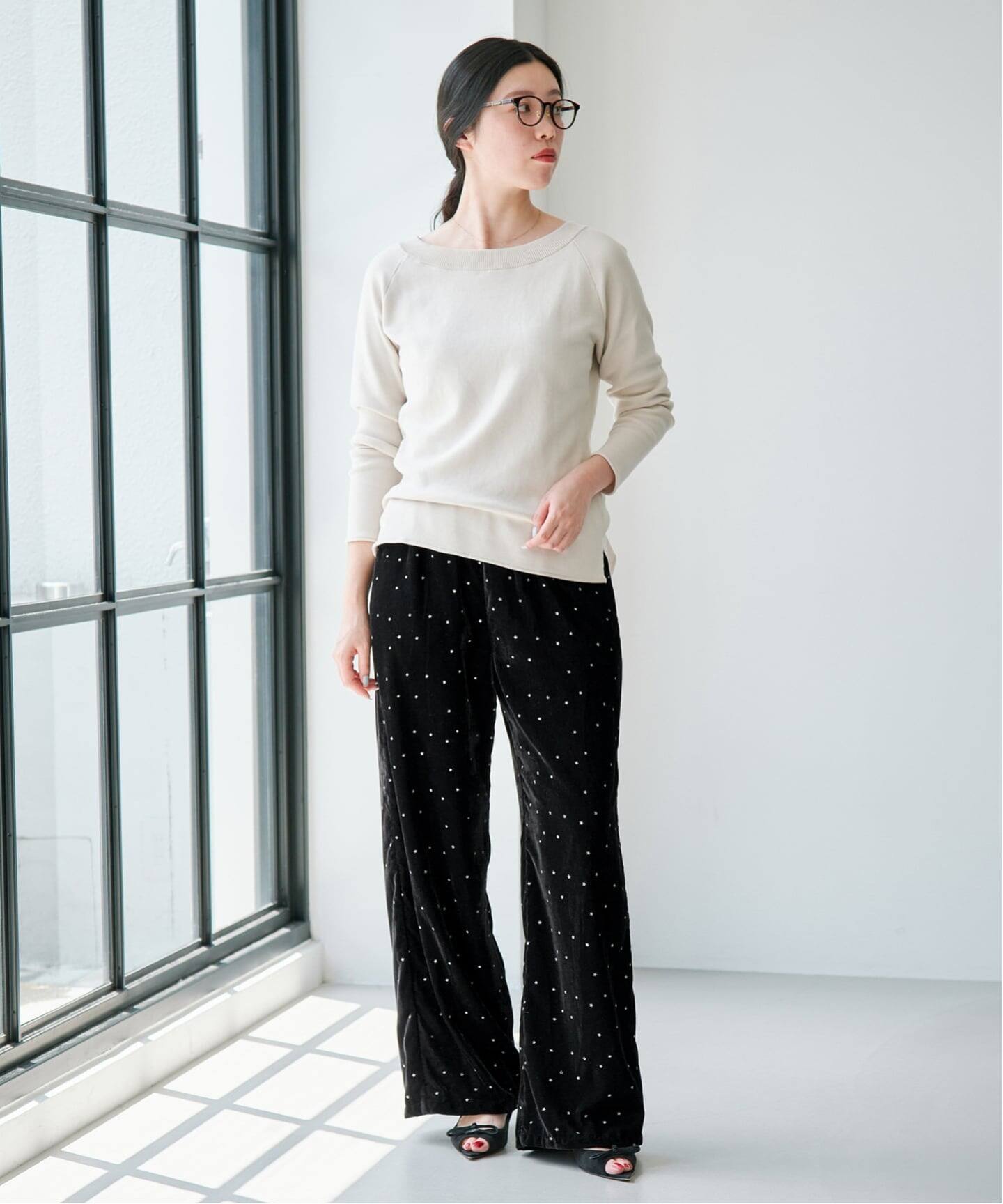 COUTURE D'ADAM/クチュールドアダム Stardust Glitter パンツ 26AW-220