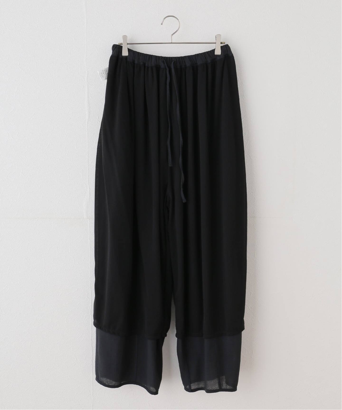 HAKUJI/ハクジ crepe jersey PT パンツ H272618（その他パンツ）｜IENA