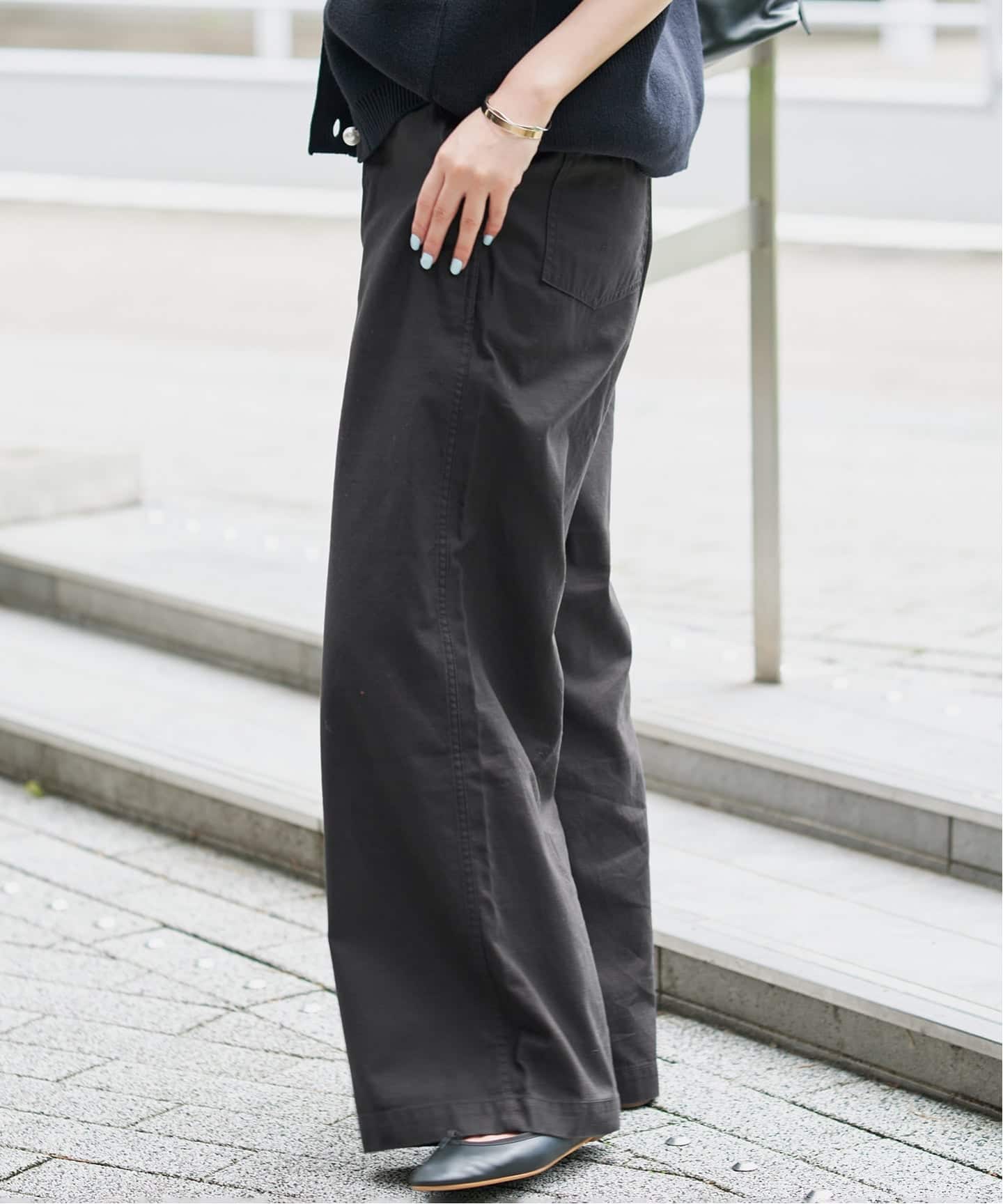 4サイズ展開/WEB限定/予約》コットンストレートパンツ（カーゴパンツ