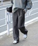 《3サイズ展開/WEB限定/追加2予約》ウール混ドロストイージースラックス