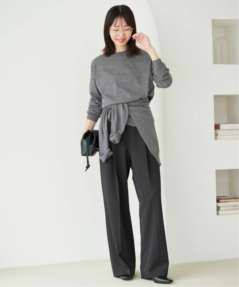 WEB限定/4サイズ展開/追加予約》イージーワイドパンツ（スラックス 