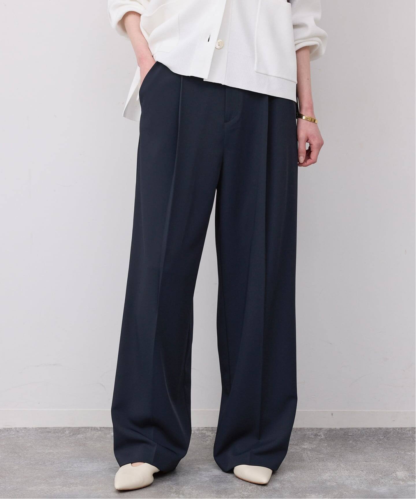 WEB限定/4サイズ展開/追加予約》イージーワイドパンツ（スラックス