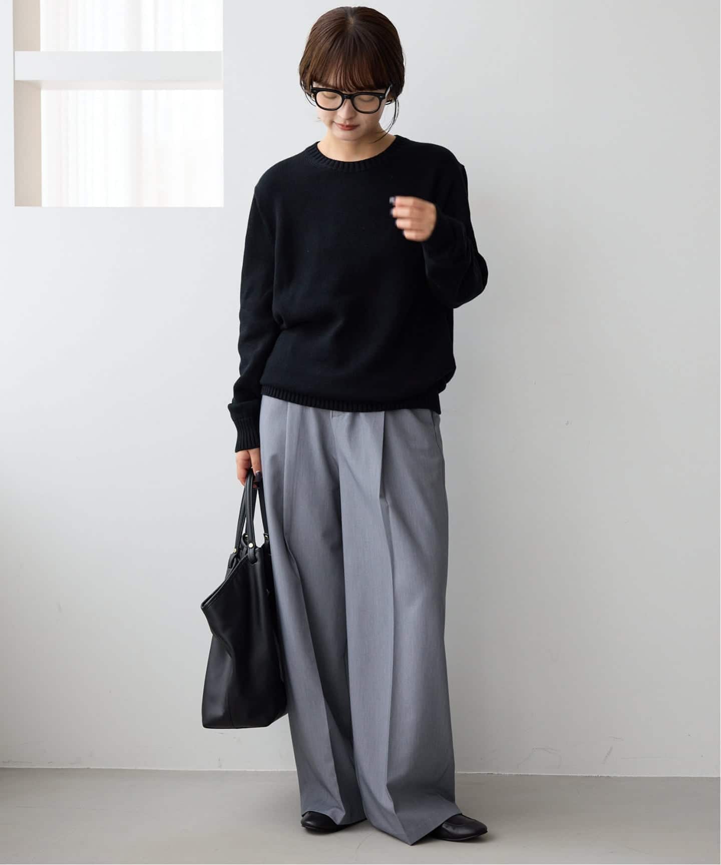 WEB限定/4サイズ展開/追加予約》TRワイドトラウザー（スラックス