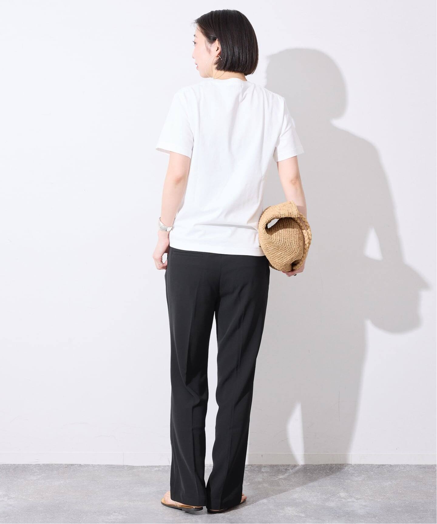 4サイズ展開》ピンタックセミフレアパンツ（その他パンツ）｜SLOBE