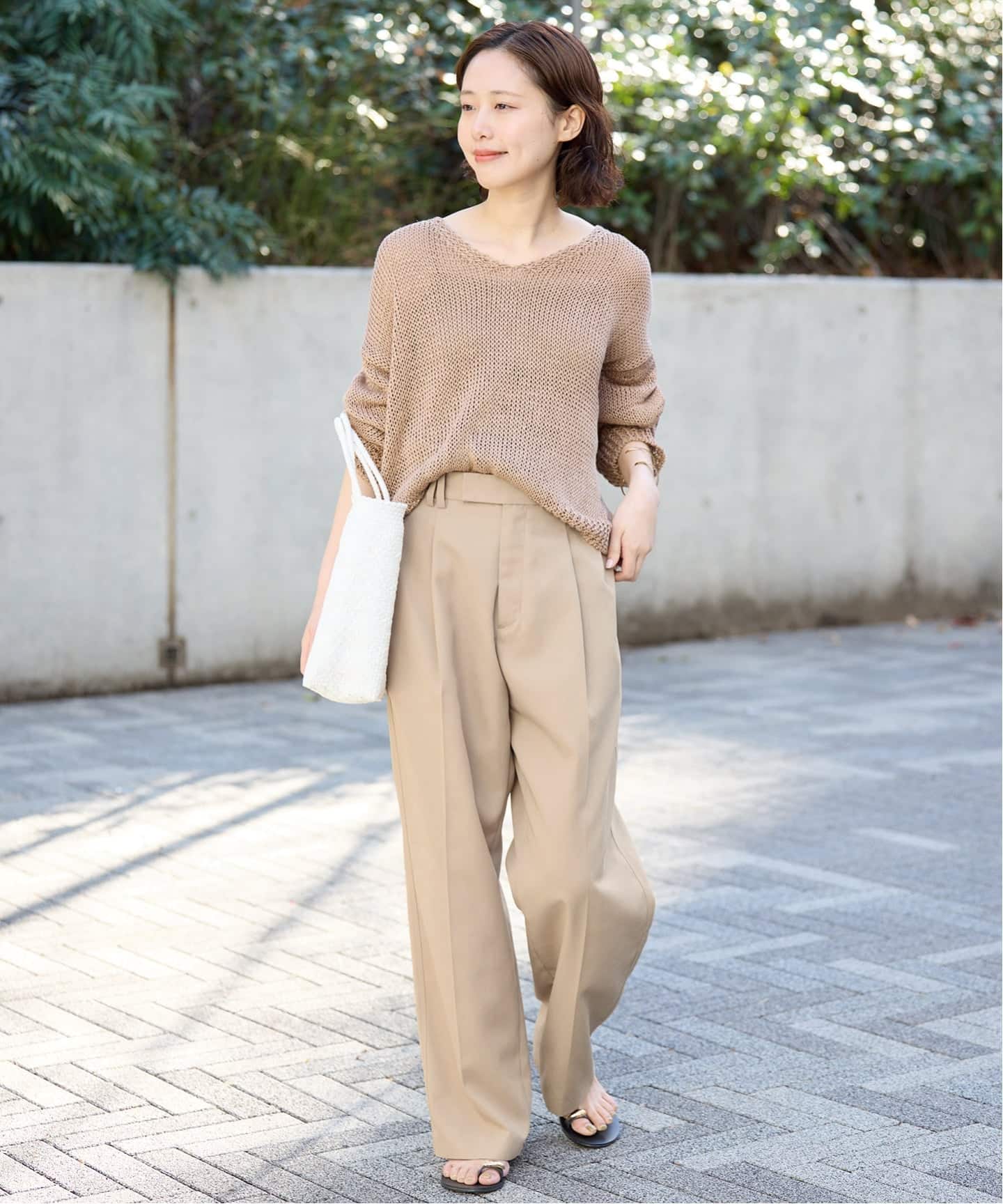 セットアップ対応可/WEBのみ4サイズ展開》撥水2タックチノパンツ
