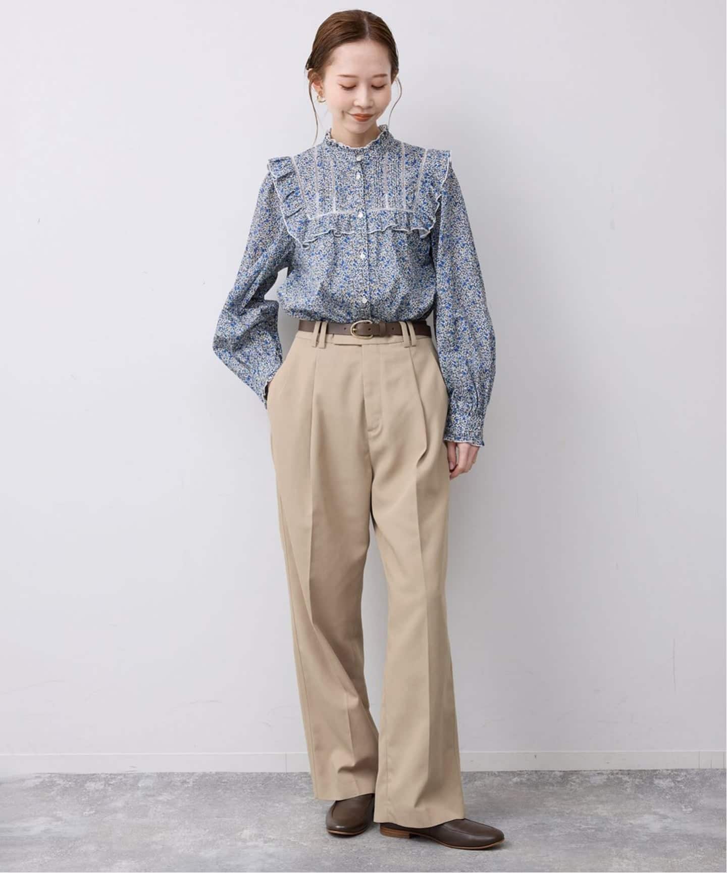 セットアップ対応可/WEBのみ4サイズ展開》撥水2タックチノパンツ