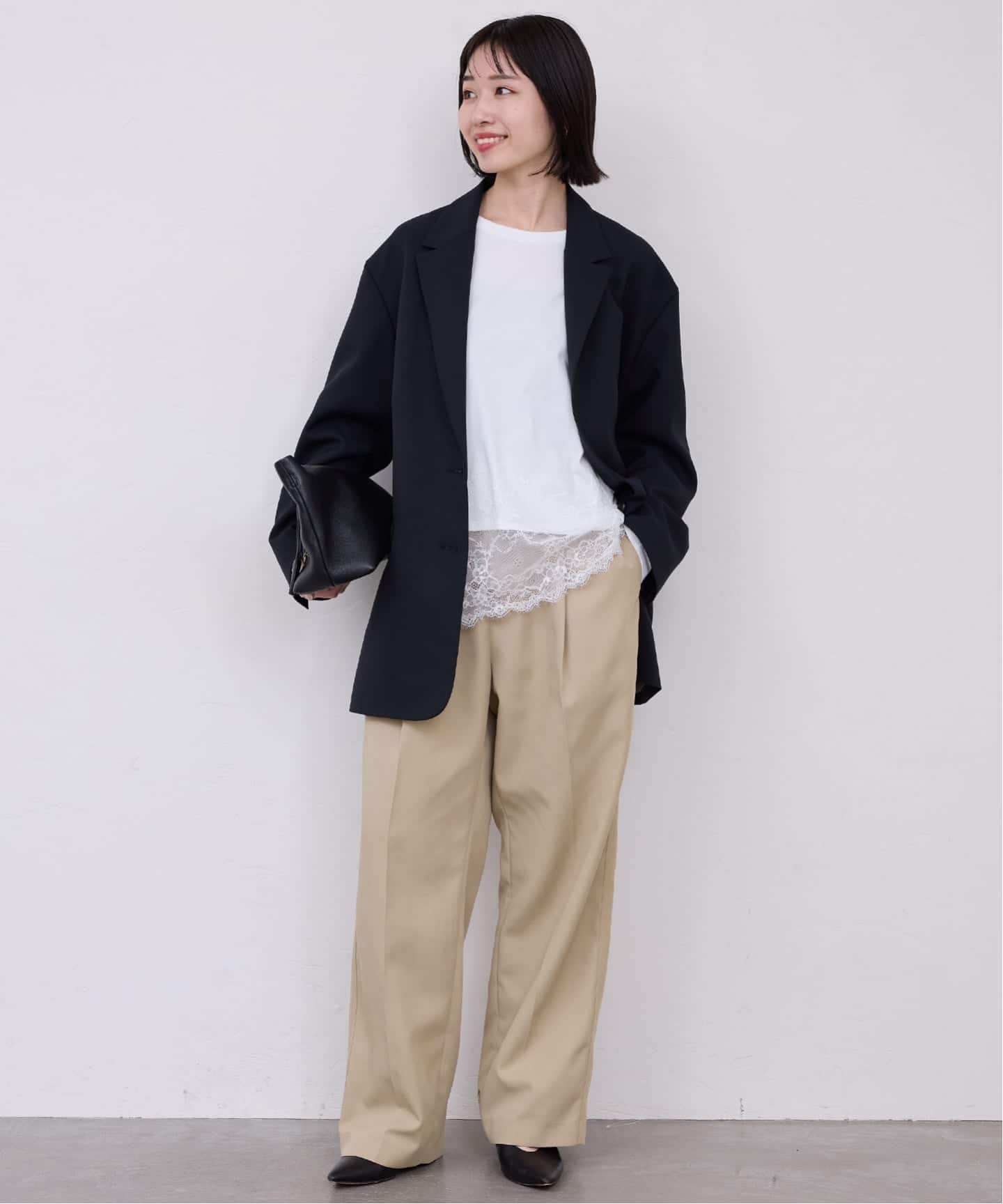 セットアップ対応可/WEBのみ4サイズ展開》撥水2タックチノパンツ
