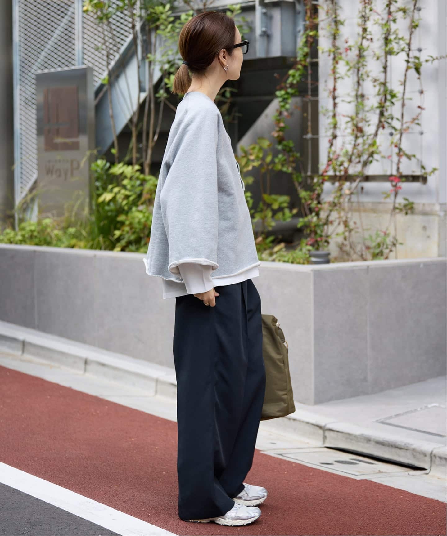 セットアップ対応可/WEBのみ4サイズ展開》撥水2タックチノパンツ