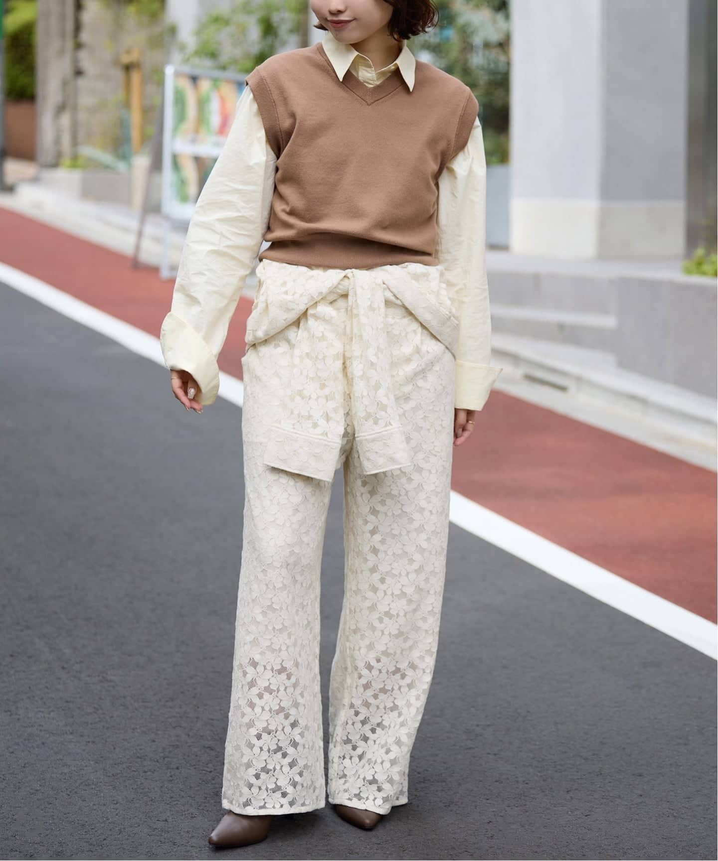 予約》レースオールインワン（つなぎ／オールインワン）｜SLOBE IENA