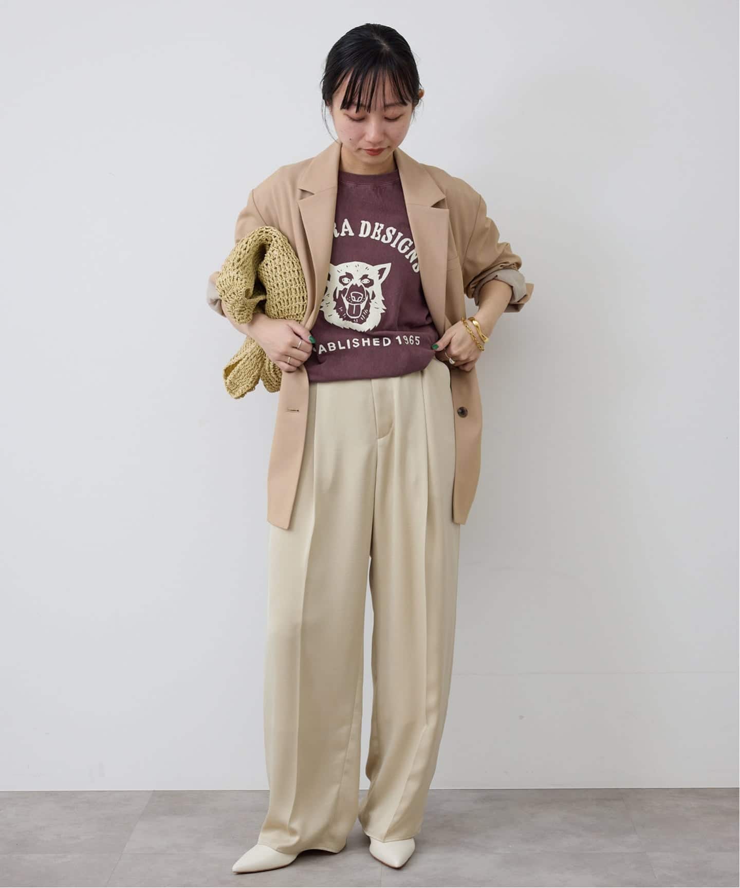 サテンタックパンツ（その他パンツ）｜SLOBE IENA（スローブ イエナ