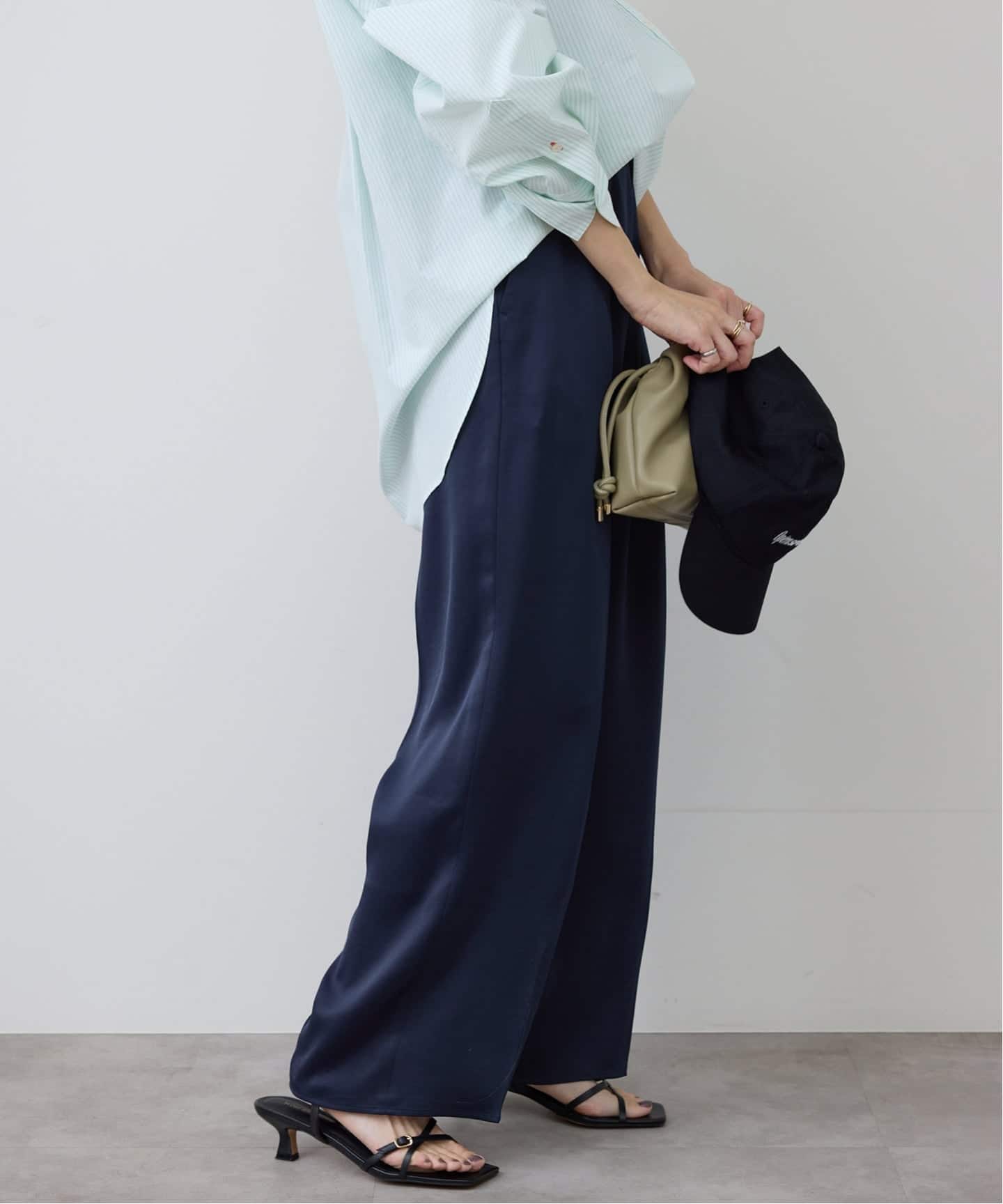 予約》サテンタックパンツ（その他パンツ）｜SLOBE IENA（スローブ