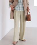 サテンタックパンツ