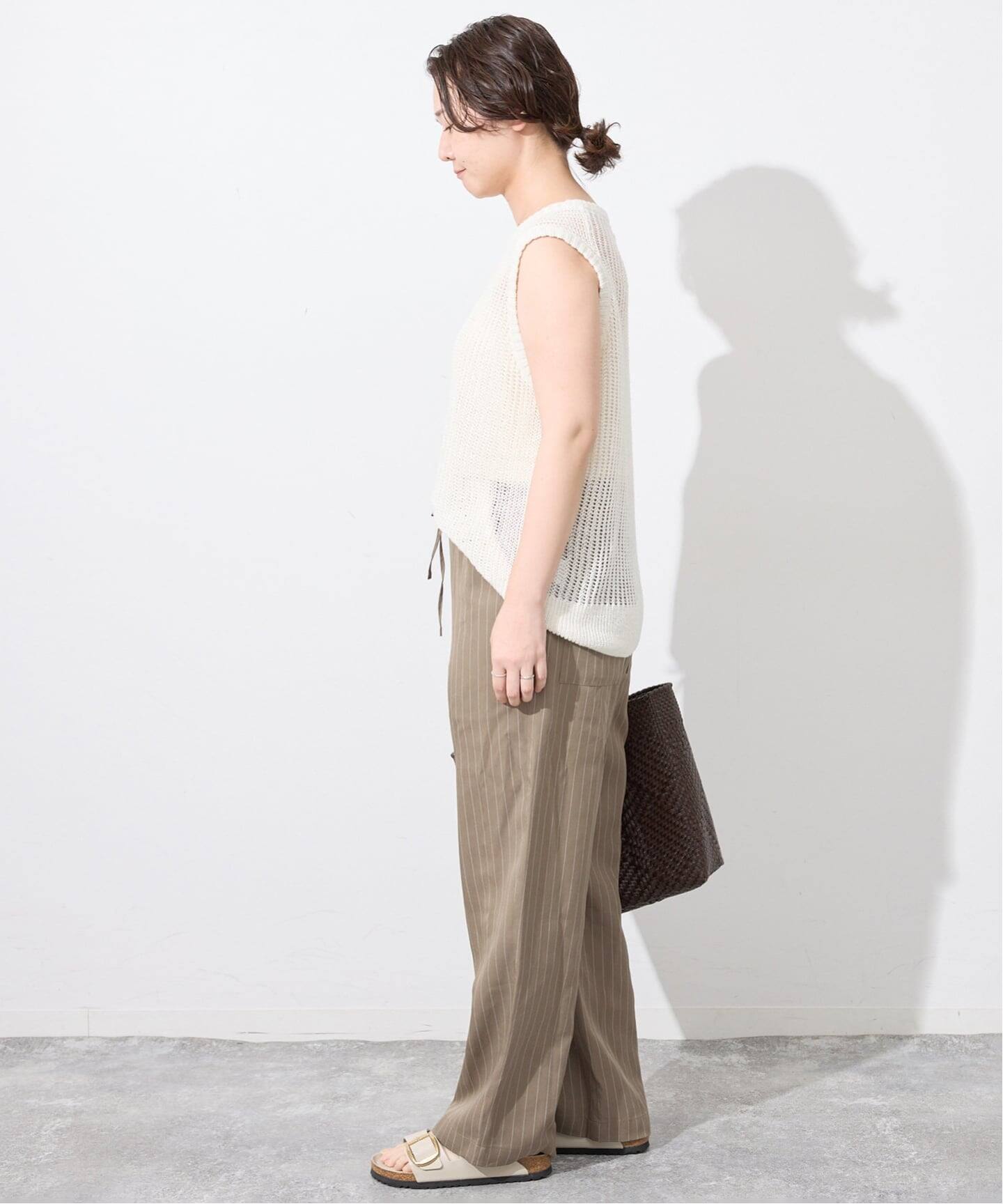 3サイズ展開/追加》フィブリルストライプリラックスパンツ（その他