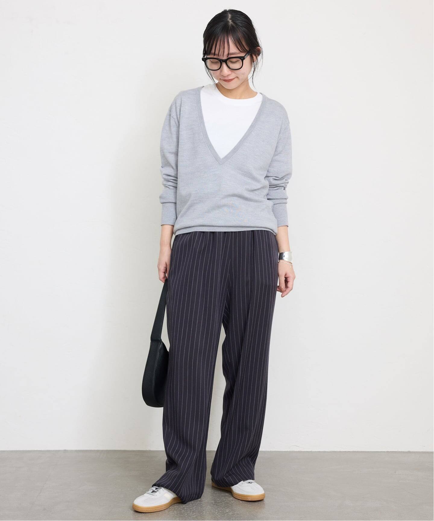 3サイズ展開/追加2》フィブリルストライプリラックスパンツ（その他
