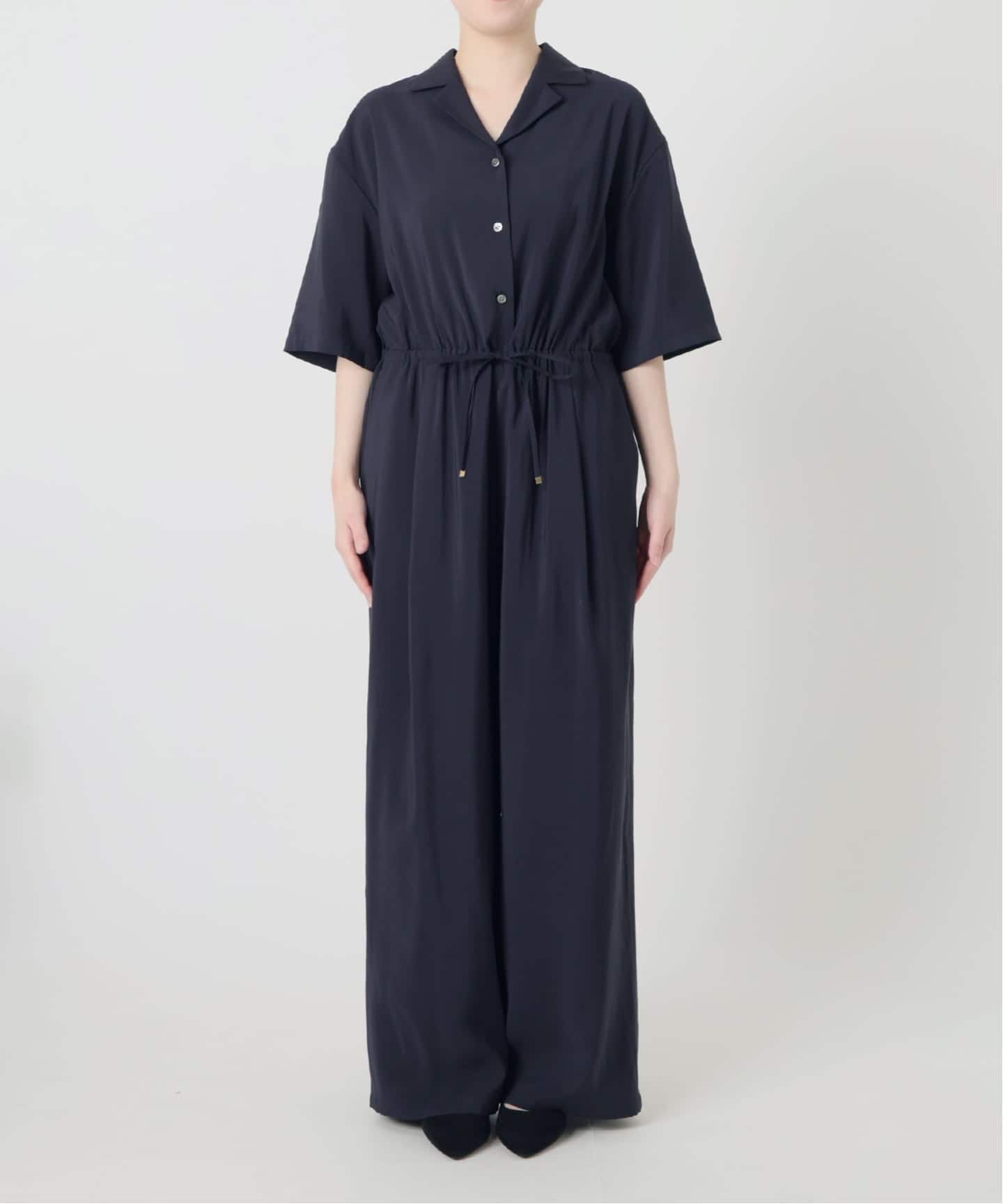 WEB限定/追加3予約》ハーフスリーブオールインワン（つなぎ