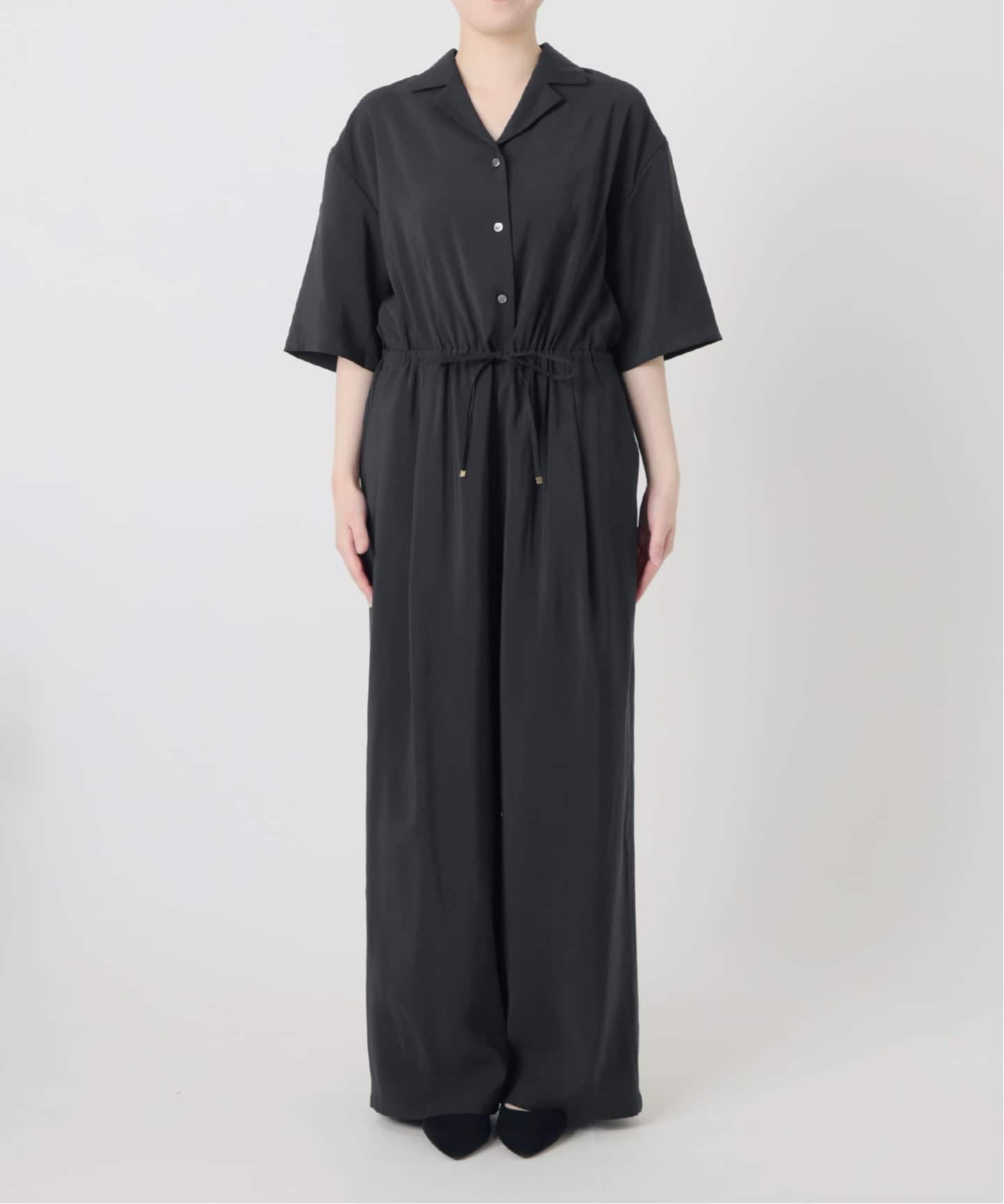 WEB限定》ハーフスリーブオールインワン（つなぎ／オールインワン