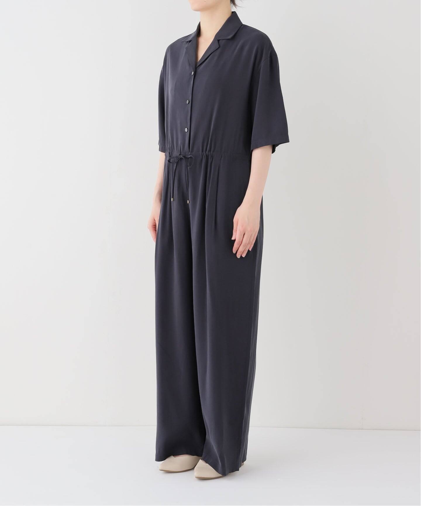 WEB限定》ハーフスリーブオールインワン（つなぎ／オールインワン
