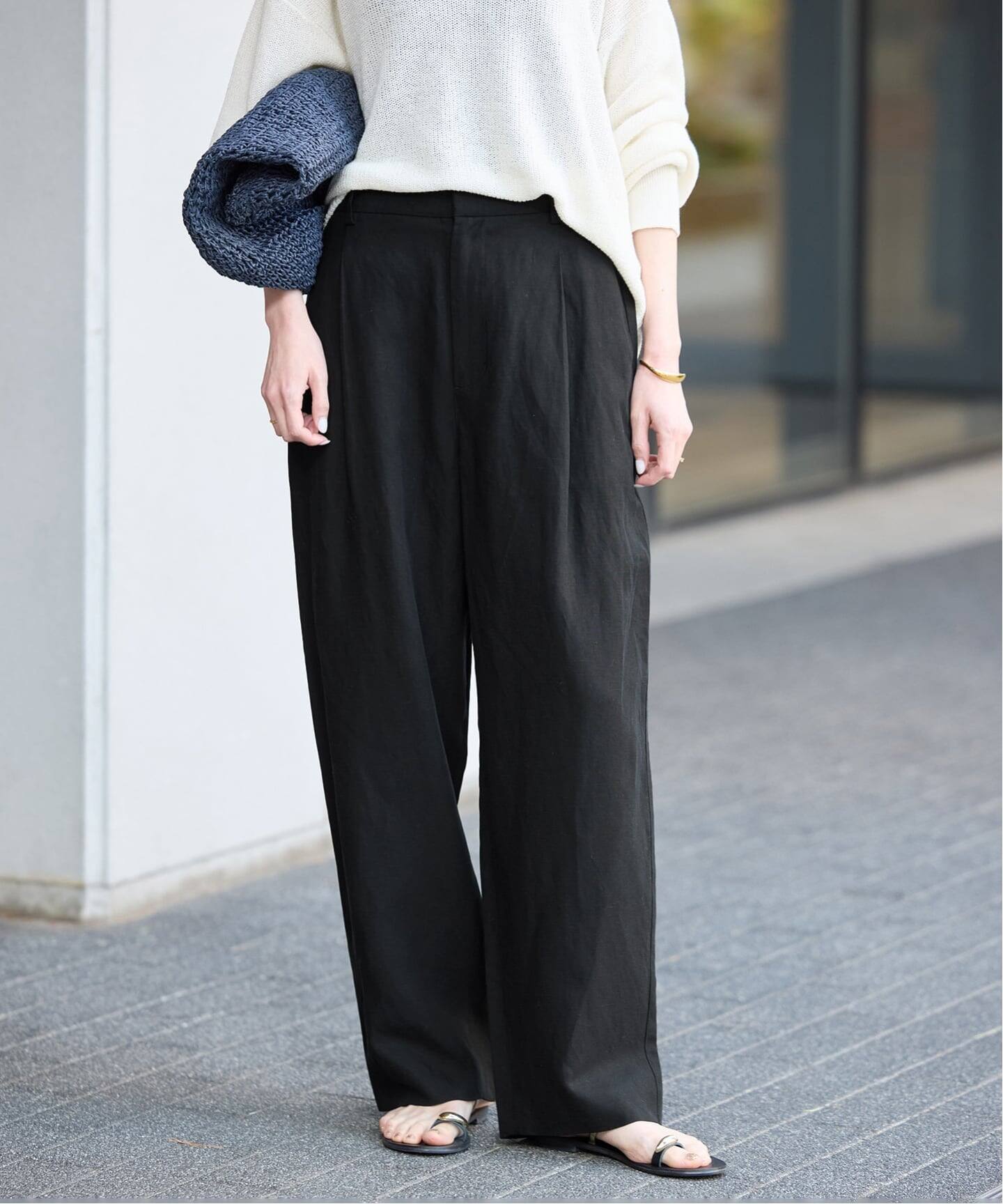 セットアップ対応可》リネン混パンツ（その他パンツ）｜SLOBE IENA