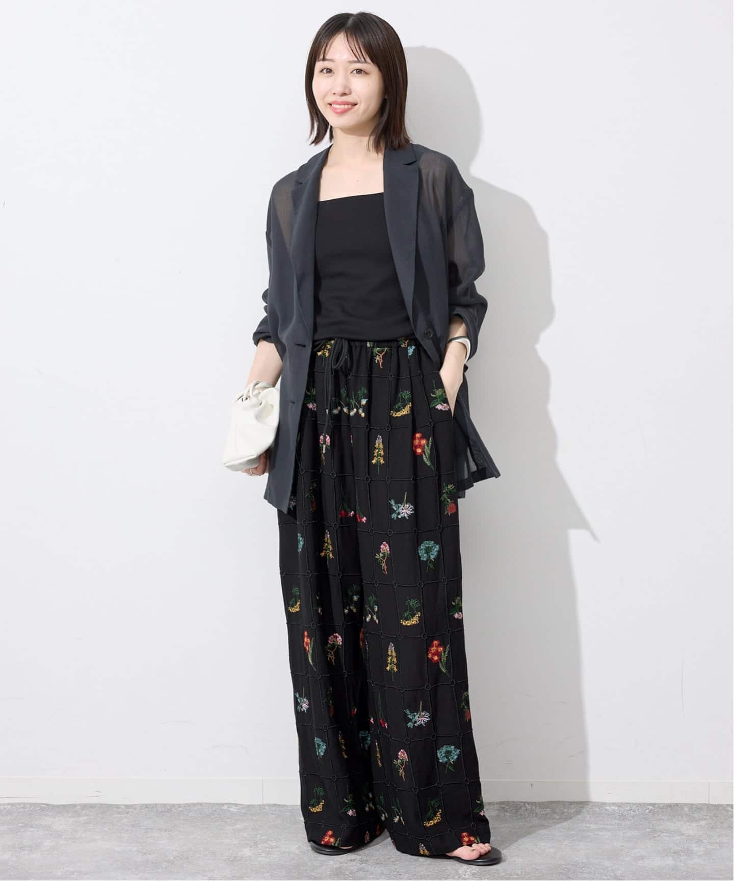 embroideryメッシュパンツ　　slobeiena embroideryメッシュパンツ（その他パンツ）｜SLOBE IENA（スローブ