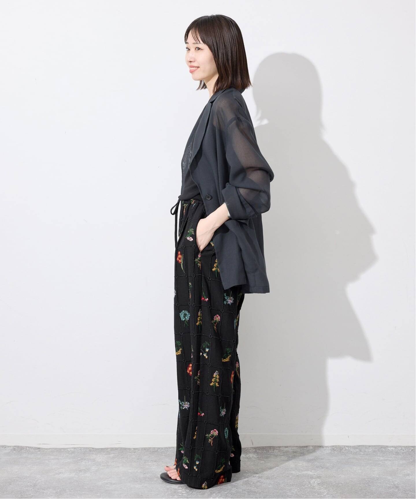 embroideryメッシュパンツ（その他パンツ）｜SLOBE IENA（スローブ
