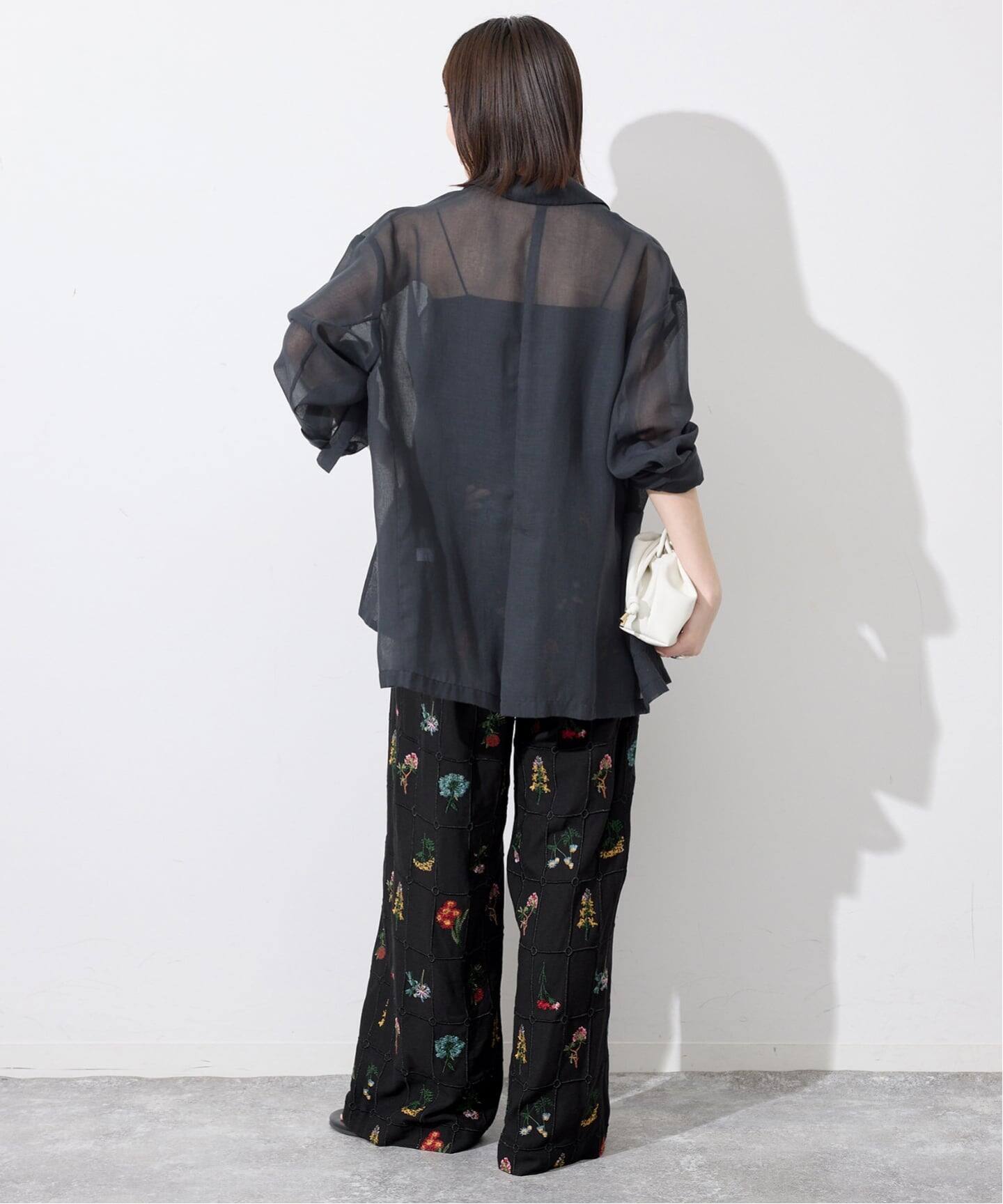 embroideryメッシュパンツ（その他パンツ）｜SLOBE IENA（スローブ