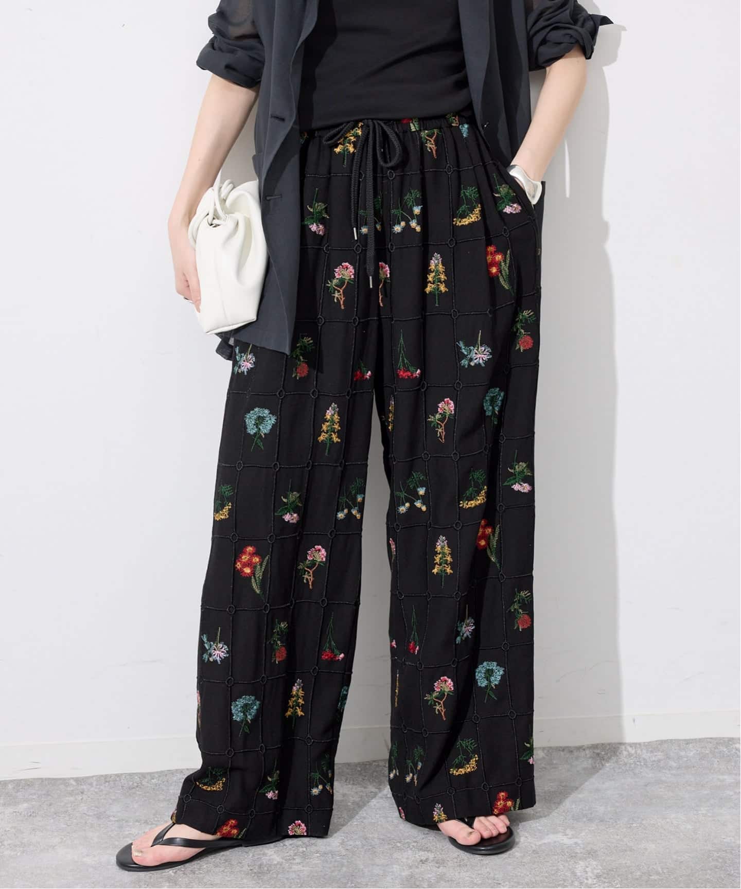 slobeiena embroideryメッシュパンツ embroideryメッシュパンツ（その他パンツ）｜SLOBE IENA（スローブ